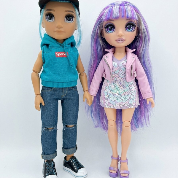 Rainbow High Dolls Lot with Extra Clothing and Accessories