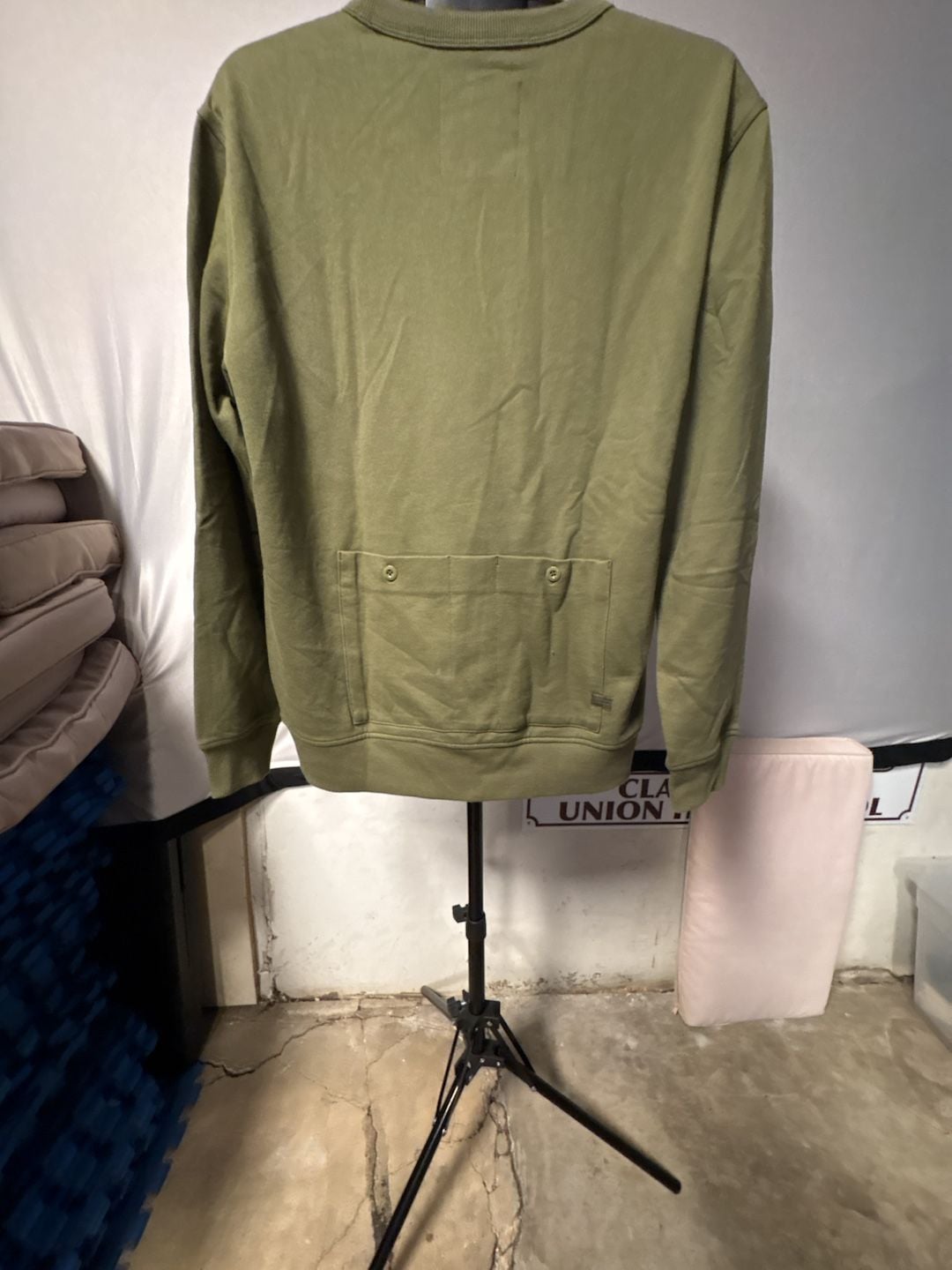G-Star Raw Premium Core Crew Sweatshirt Size L Green 6