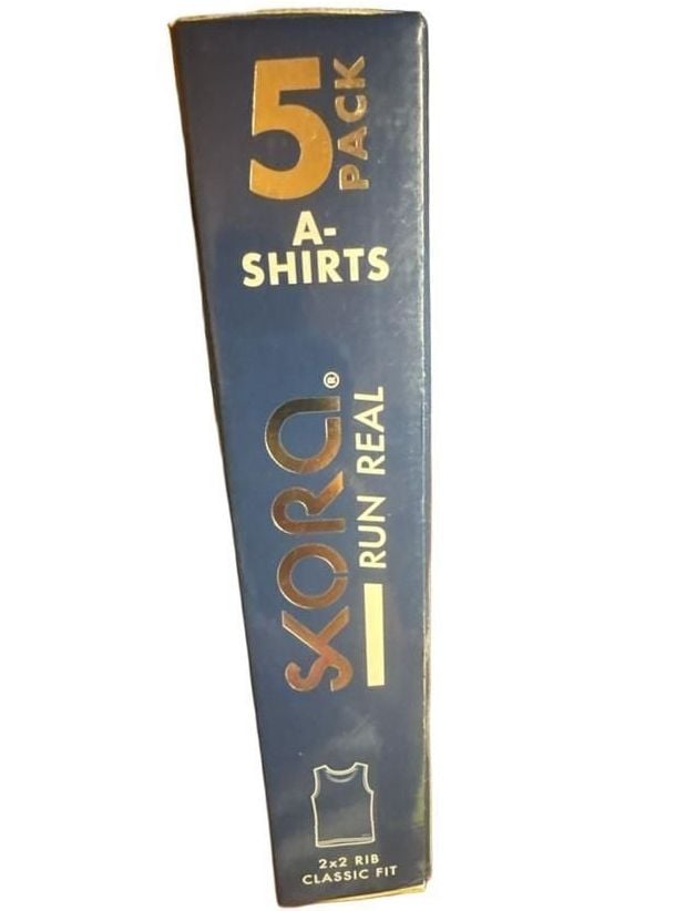 SKORA A-Shirts Size Medium 5 Pack Classic Fit 10