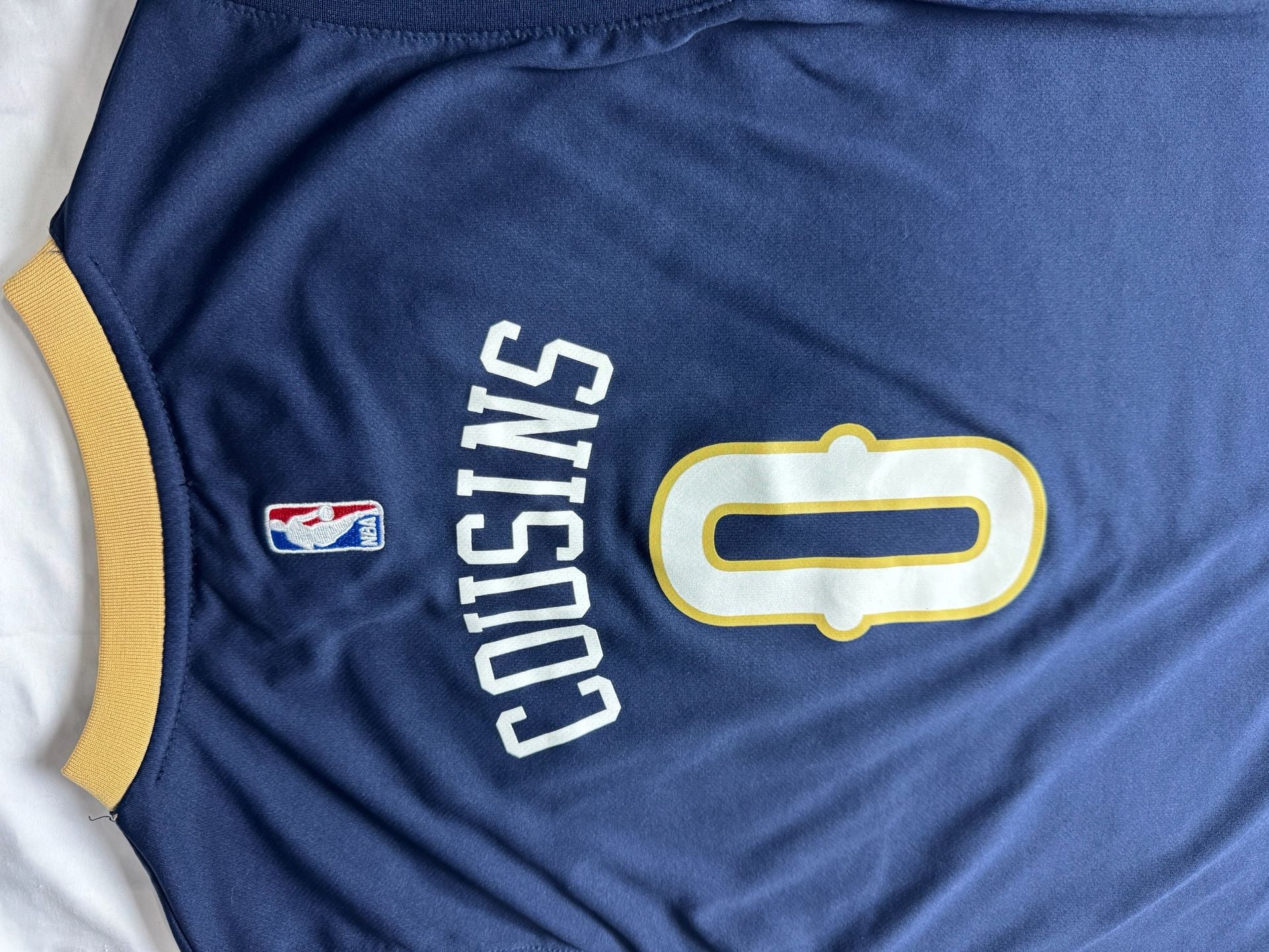 Adidas New Orleans Pelicans Cousins 0 Jersey Size XL Navy 10