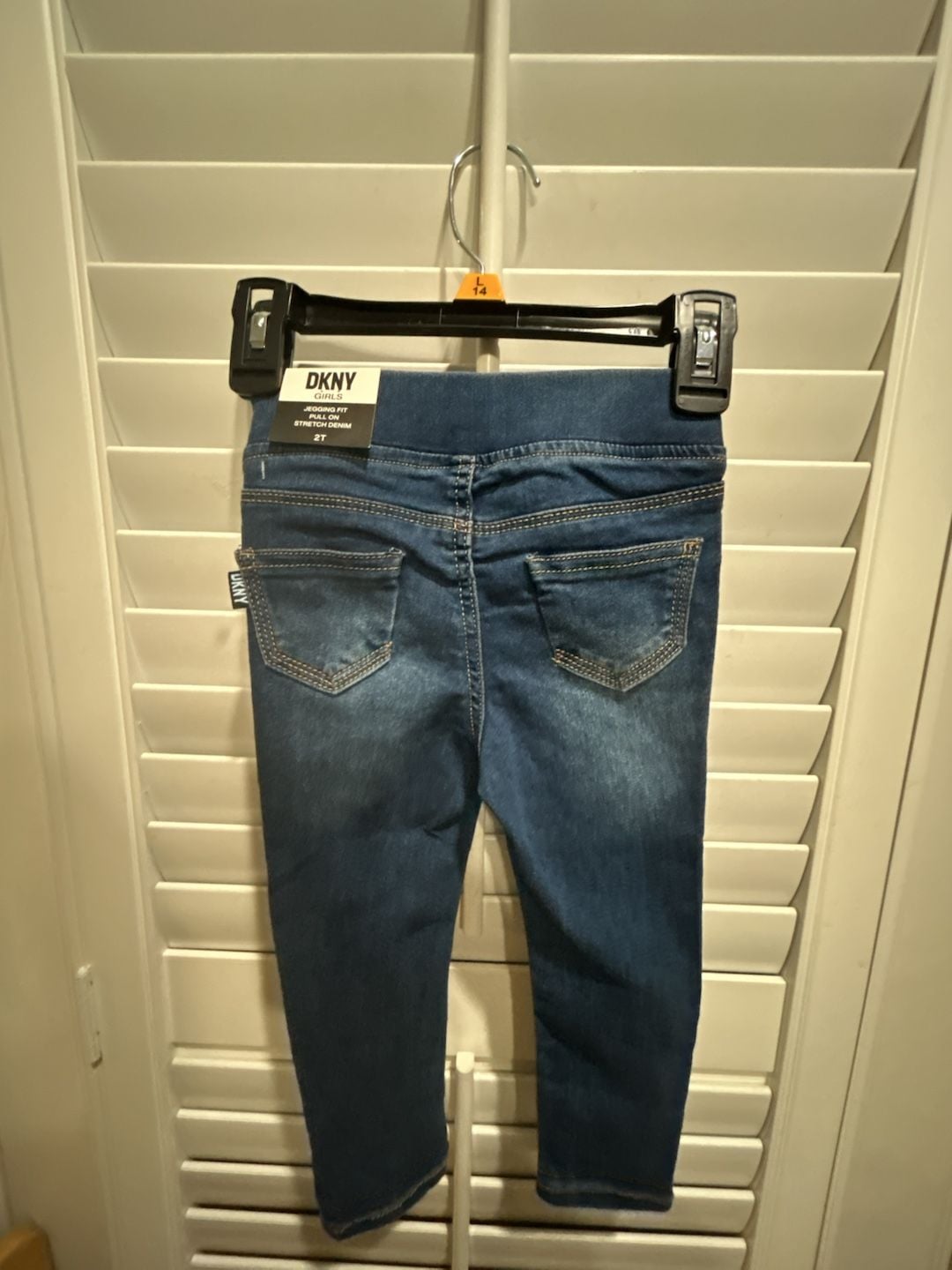 DKNY Pull-On Stretch Denim Jegging Size 2T 3