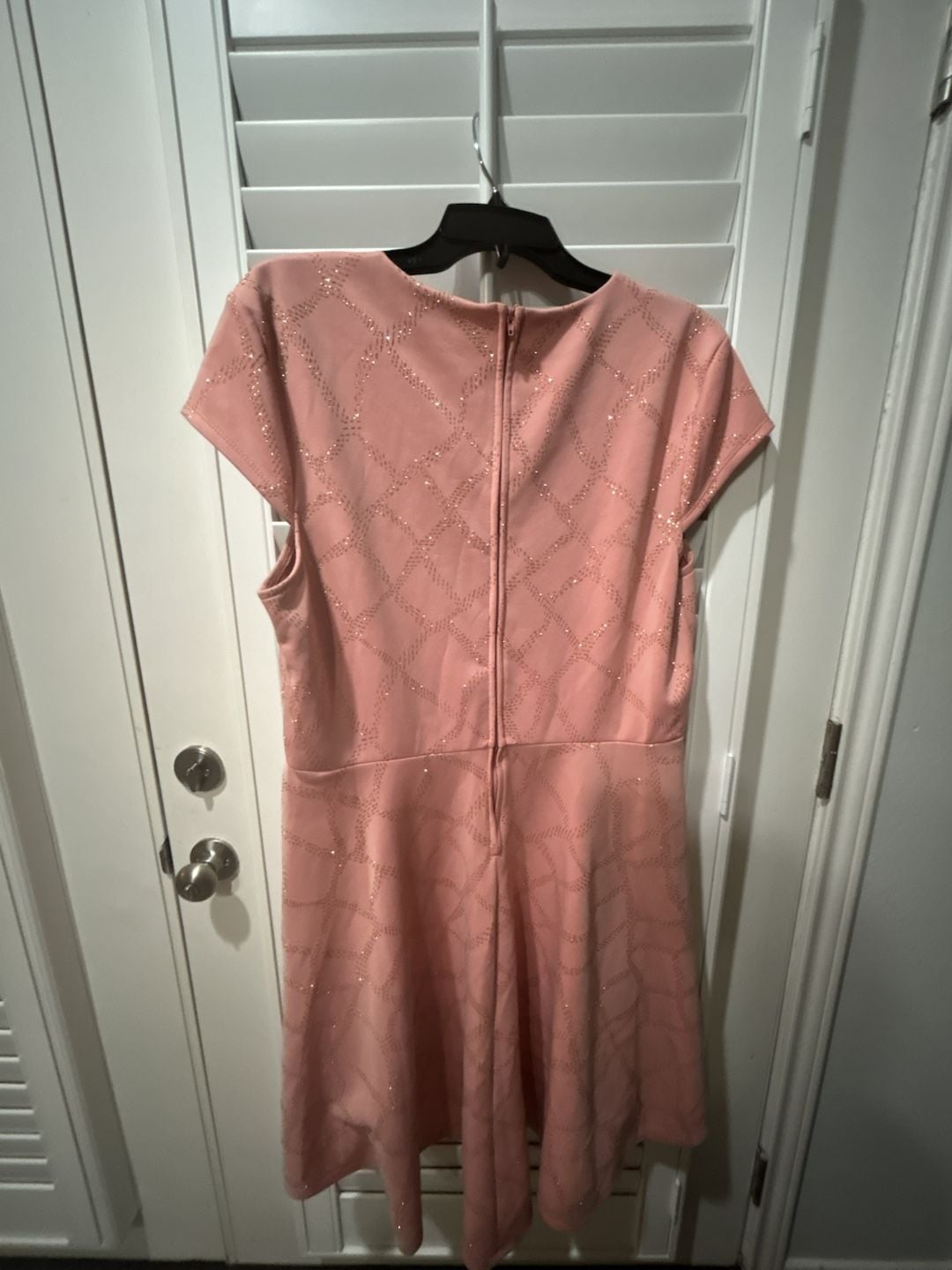 City Triangles Sparkly Midi Dress Size 13 Pink 4