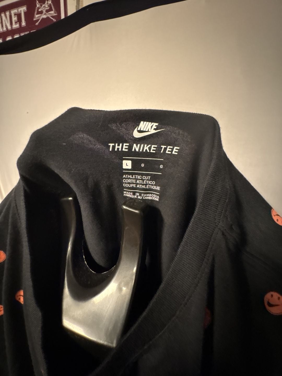 Nike Go The Extra Smile Graphic T-Shirt Size L Black 7