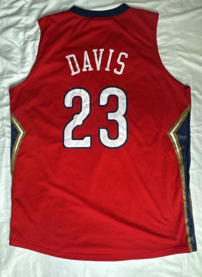Match-Up Anthony Davis New Orleans Pelicans Jersey Size XL Red Basketball 7