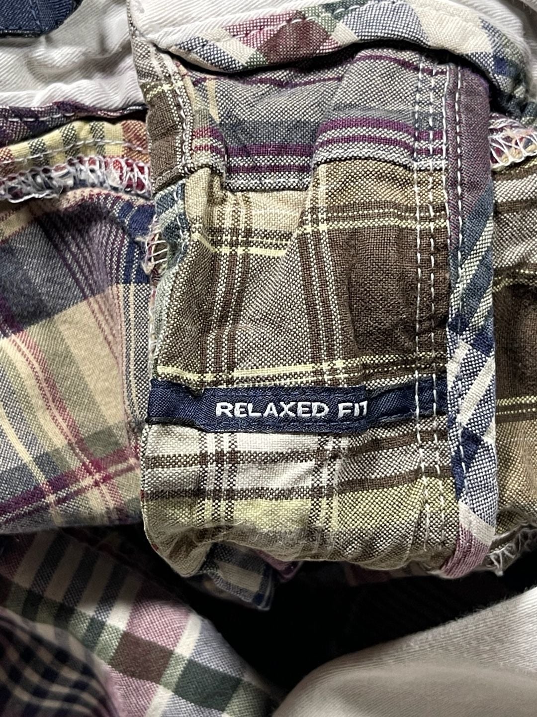 Nautica Patchwork Plaid Cotton Shorts Size VDR 502 207 8