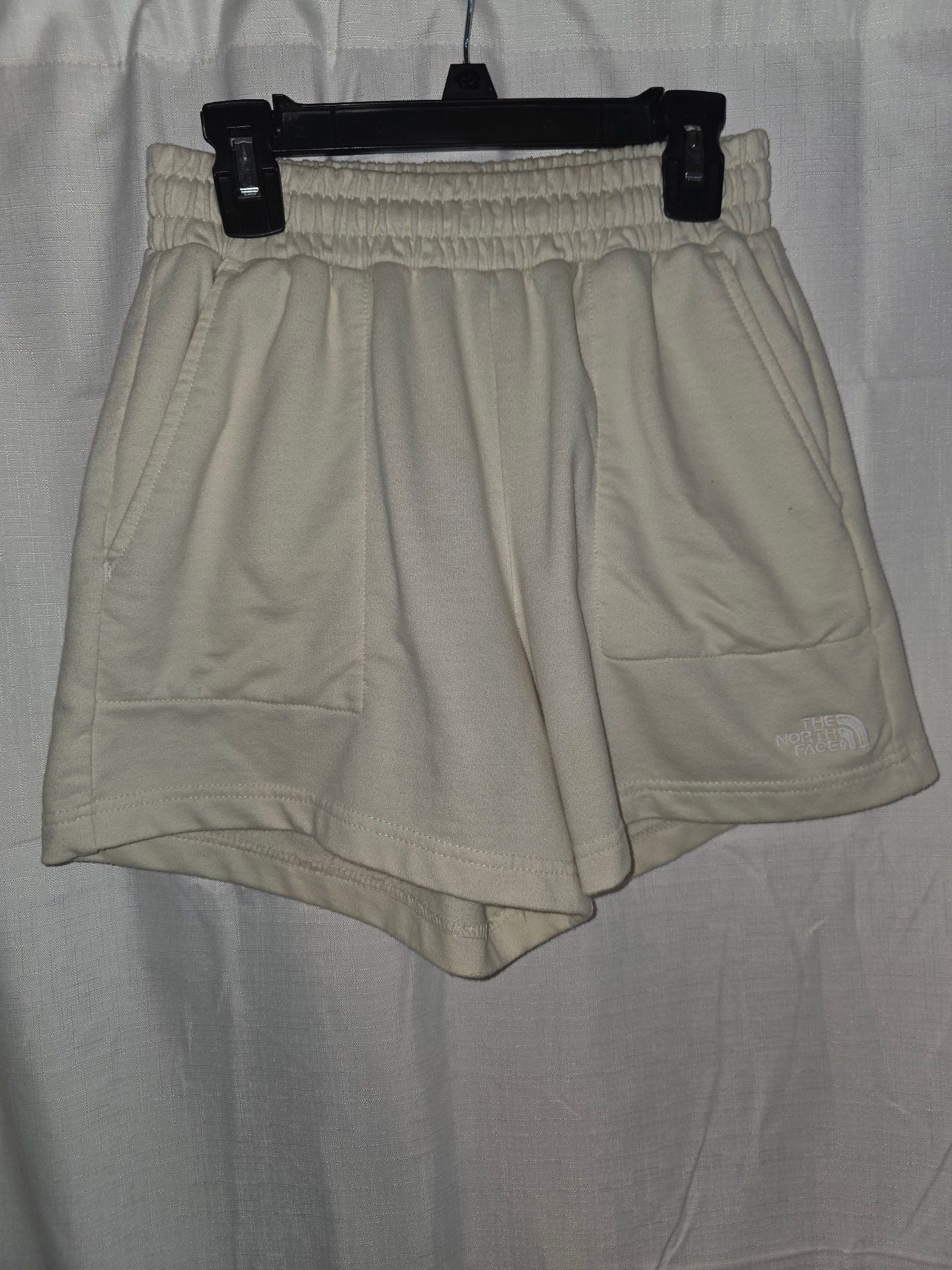 The North Face Sweat Shorts Cream Cotton 2