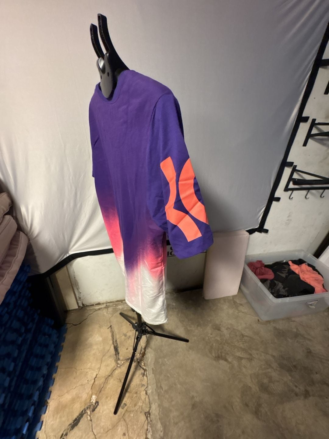 Nike Kevin Durant KD 35 Basketball T-Shirt Purple White Gradient 7