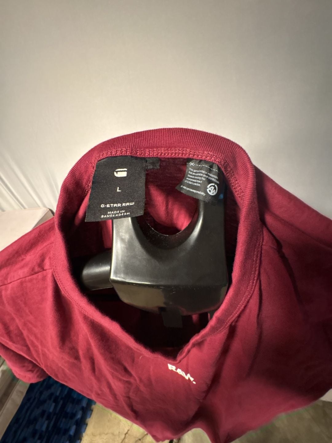 G-Star RAW T-Shirt Size L Red Graphic Crew Neck 7