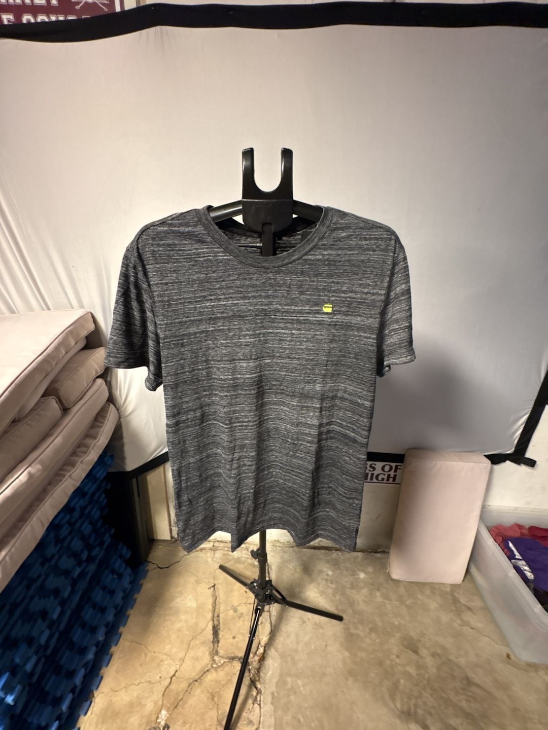 G-Star RAW T-Shirt Size L Gray Heather Short Sleeve Crew Neck 3