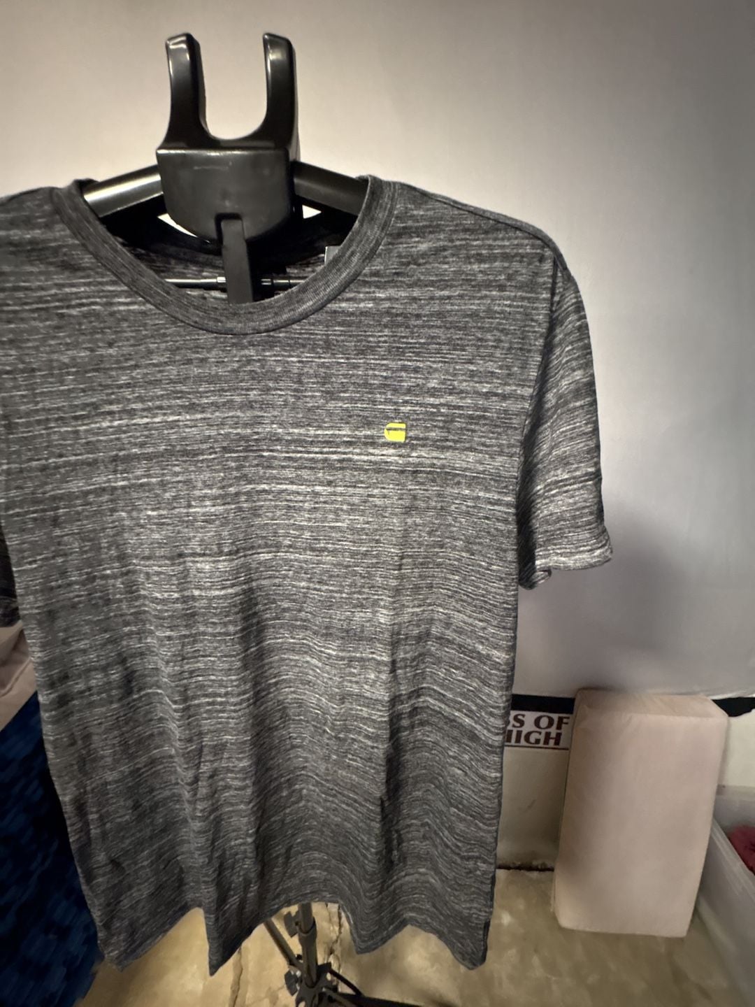 G-Star RAW T-Shirt Size L Gray Heather Short Sleeve Crew Neck 4