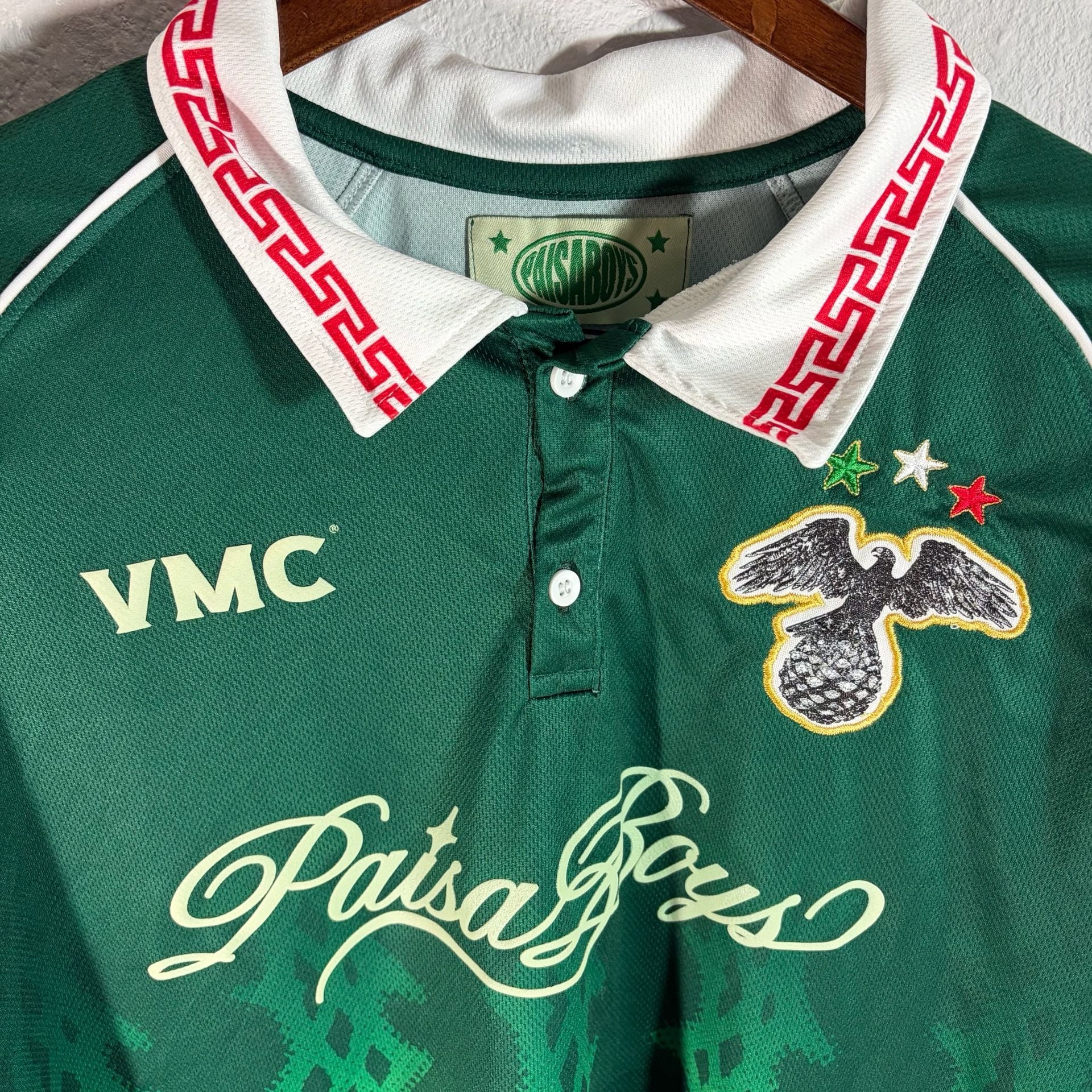 Paisa Boys Soccer Jersey X-Large Green Polyester VMC Viva Mexico 3