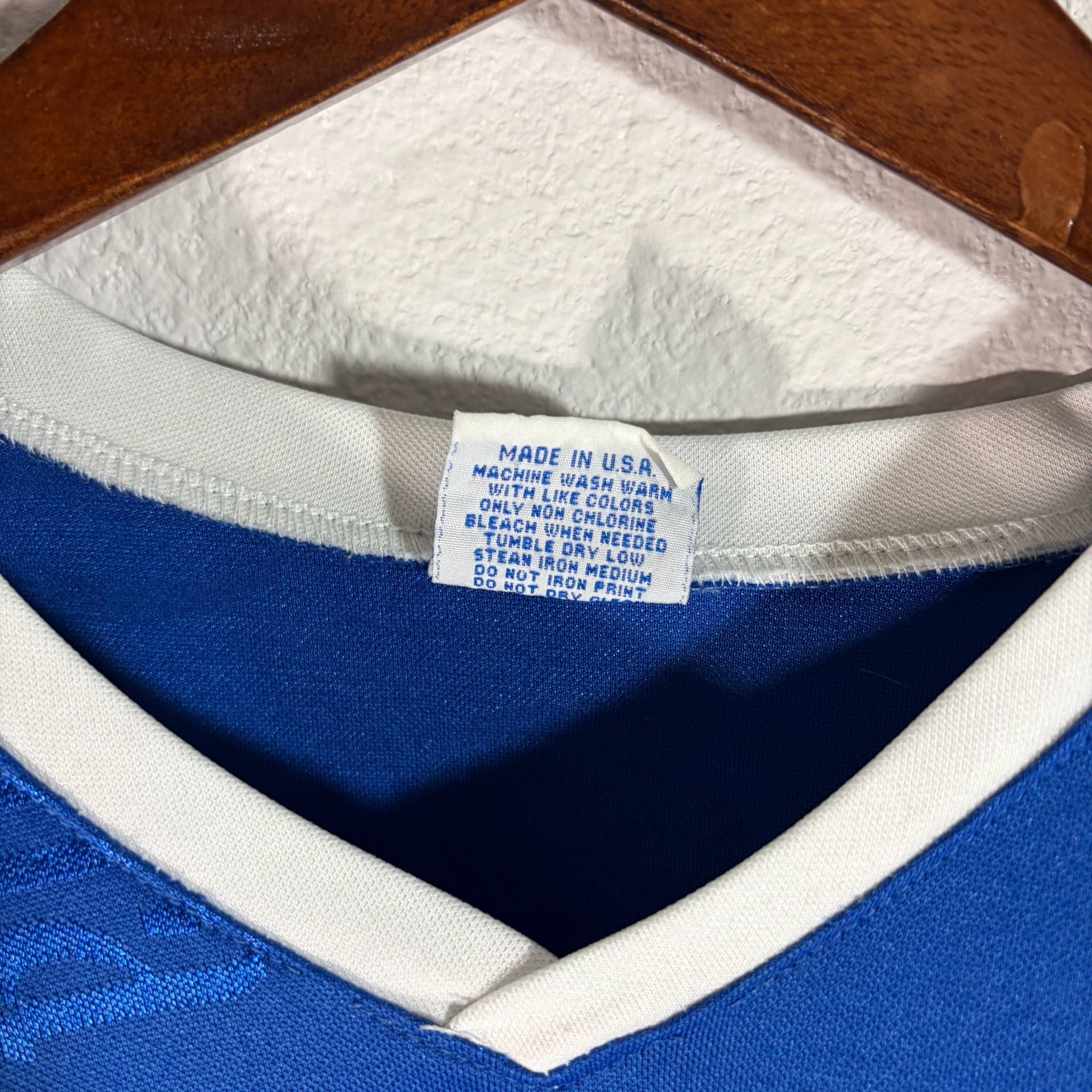 RARE VINTAGE 80s Puma Guatemala Soccer Jersey Size L Blue 7