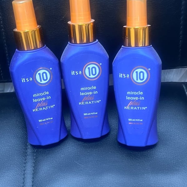 3 Its A 10 Miracle Leave In Product Plus Keratin 4 Oz each