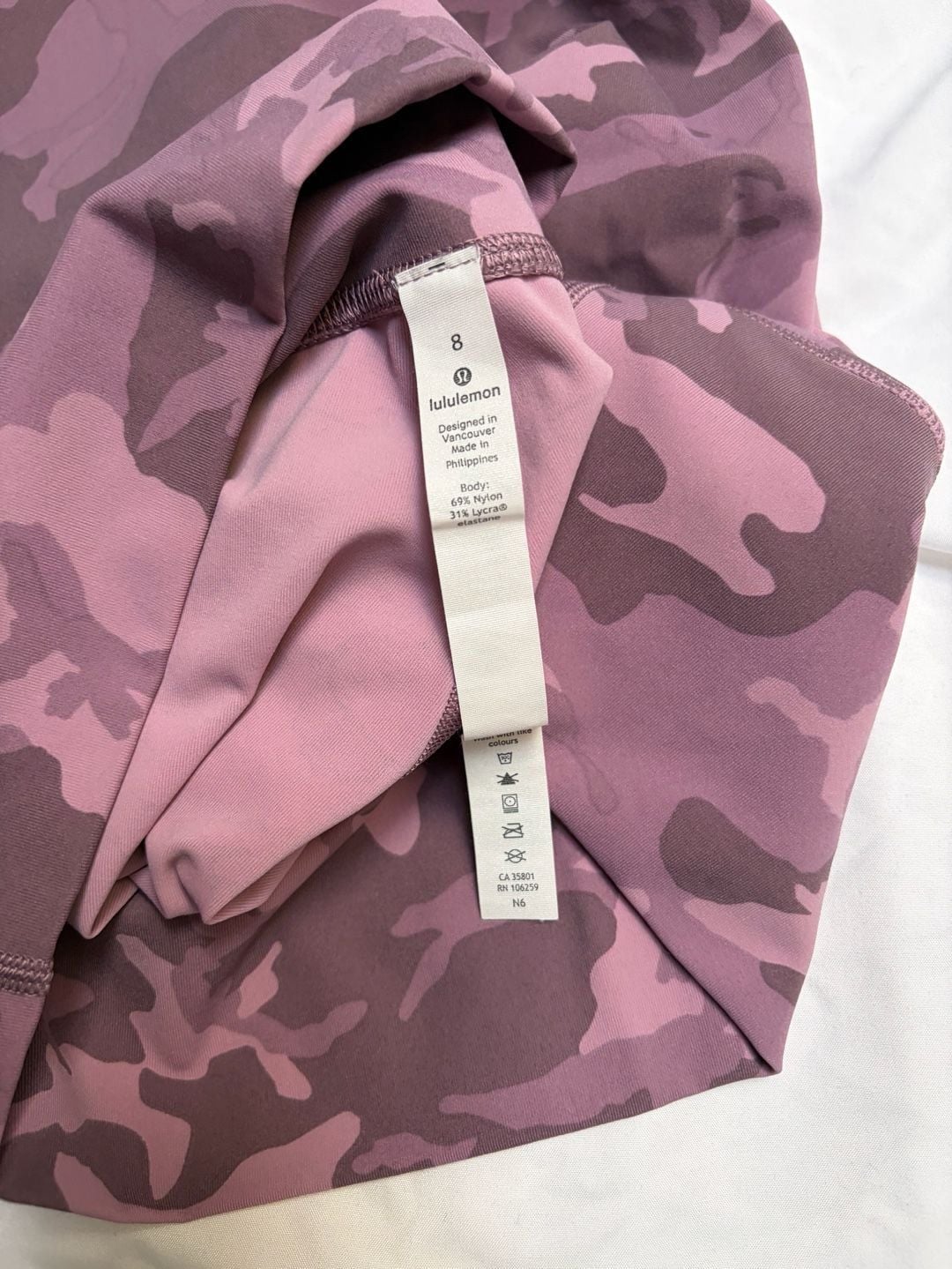Lululemon Align Pant Size 8 Pink Camo Yoga Leggings 3