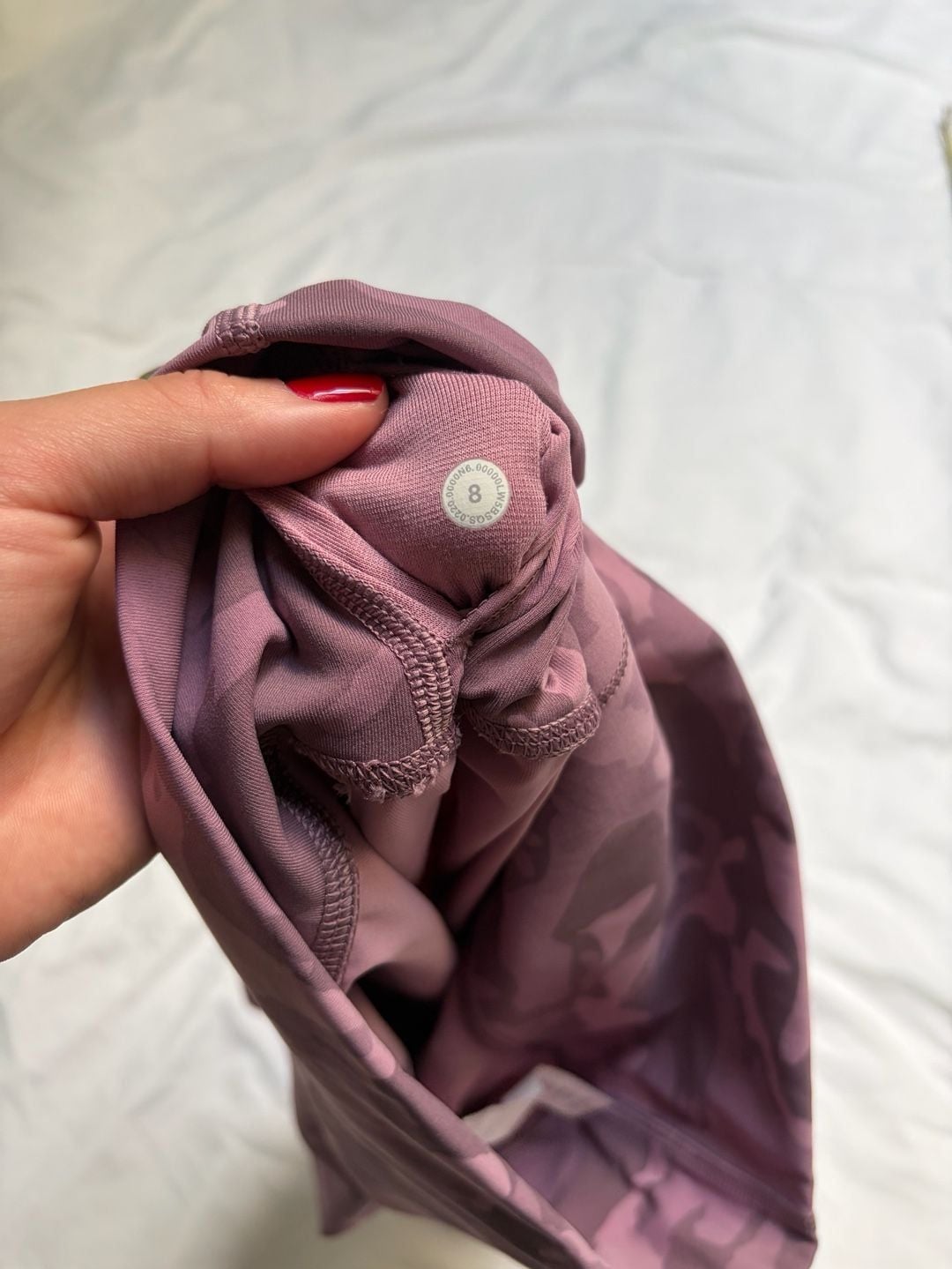 Lululemon Align Pant Size 8 Pink Camo Yoga Leggings 4