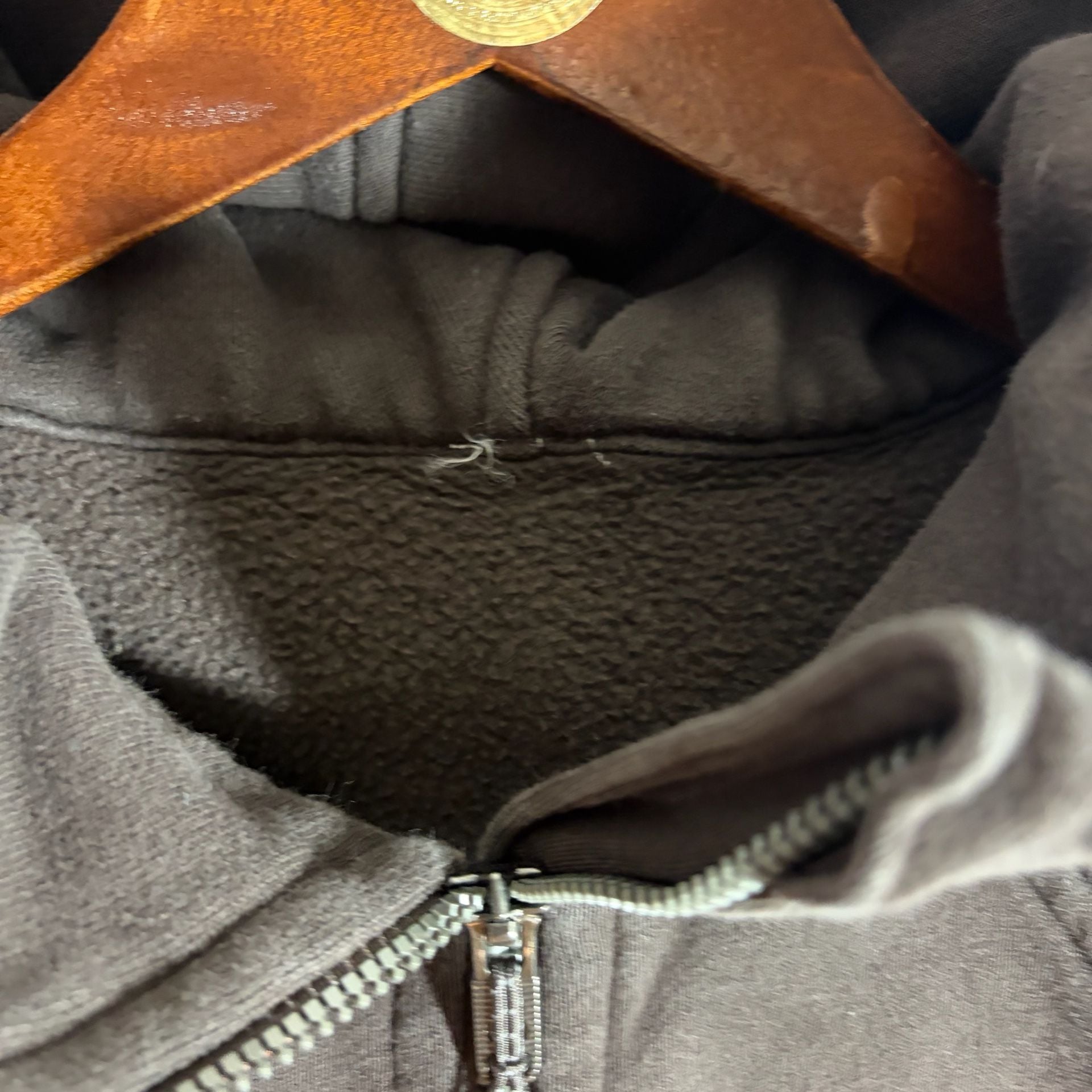 Lululemon Cropped Scuba Half-Zip Hoodie Espresso 4