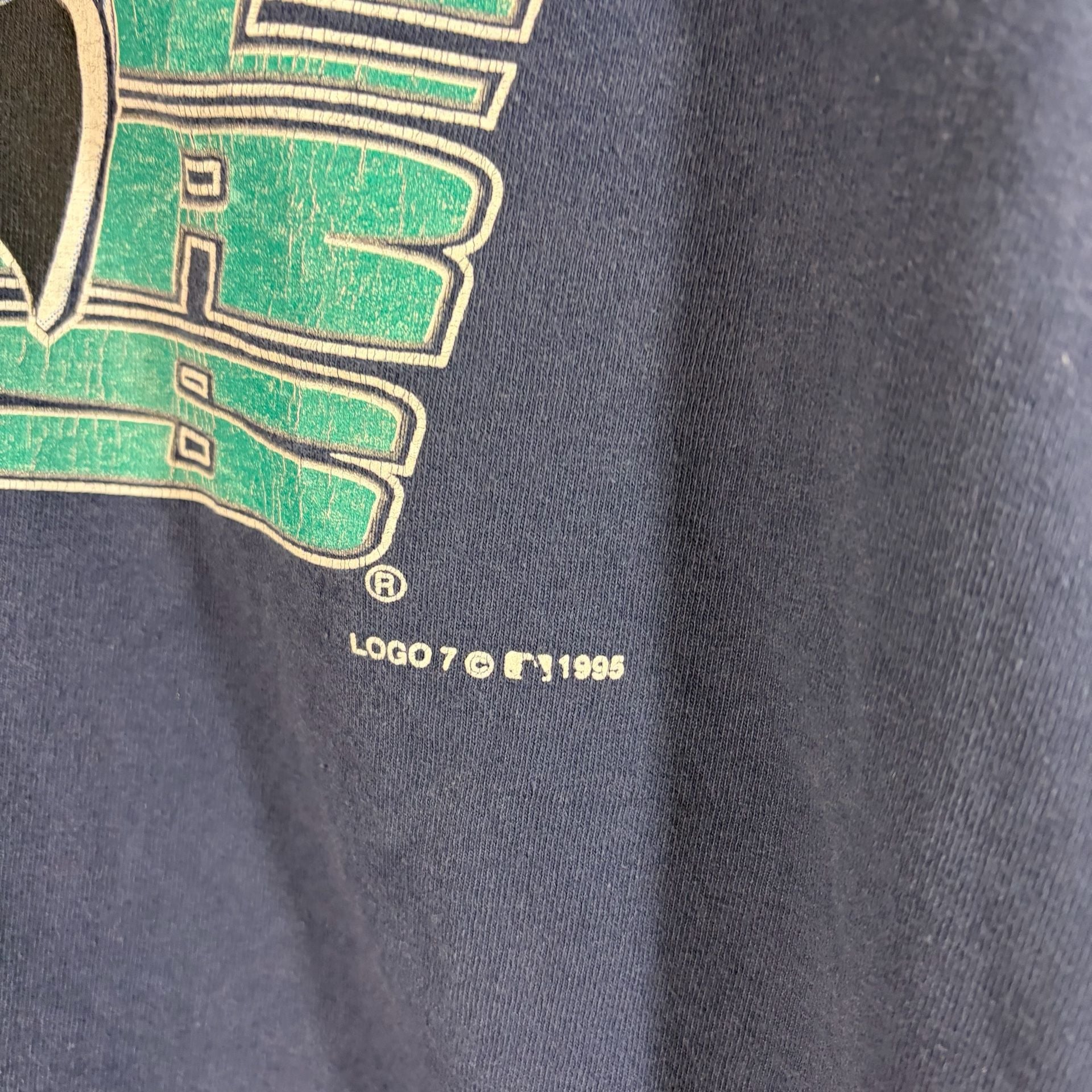 RARE VINTAGE Seattle Mariners Single Stitch Tee Shirt 4