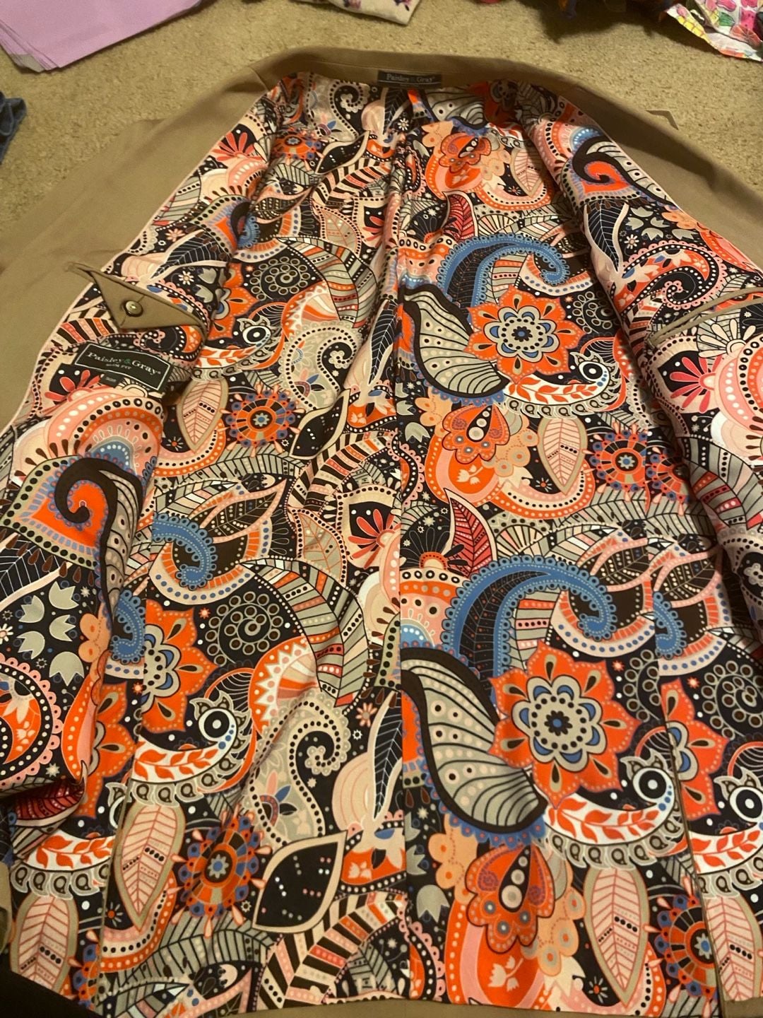 Paisley & Gray Slim Fit Sport Coat Size 50R Tan 6