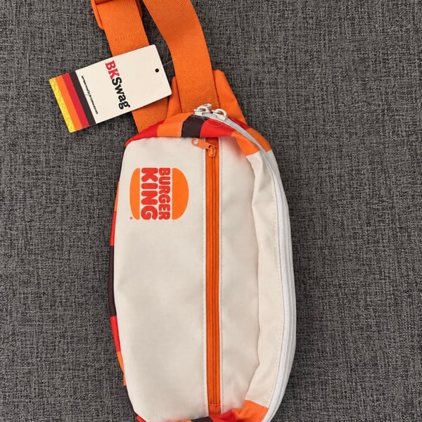 Burger King BKSwag Orange Cream Fanny Pack Belt Sling Bag