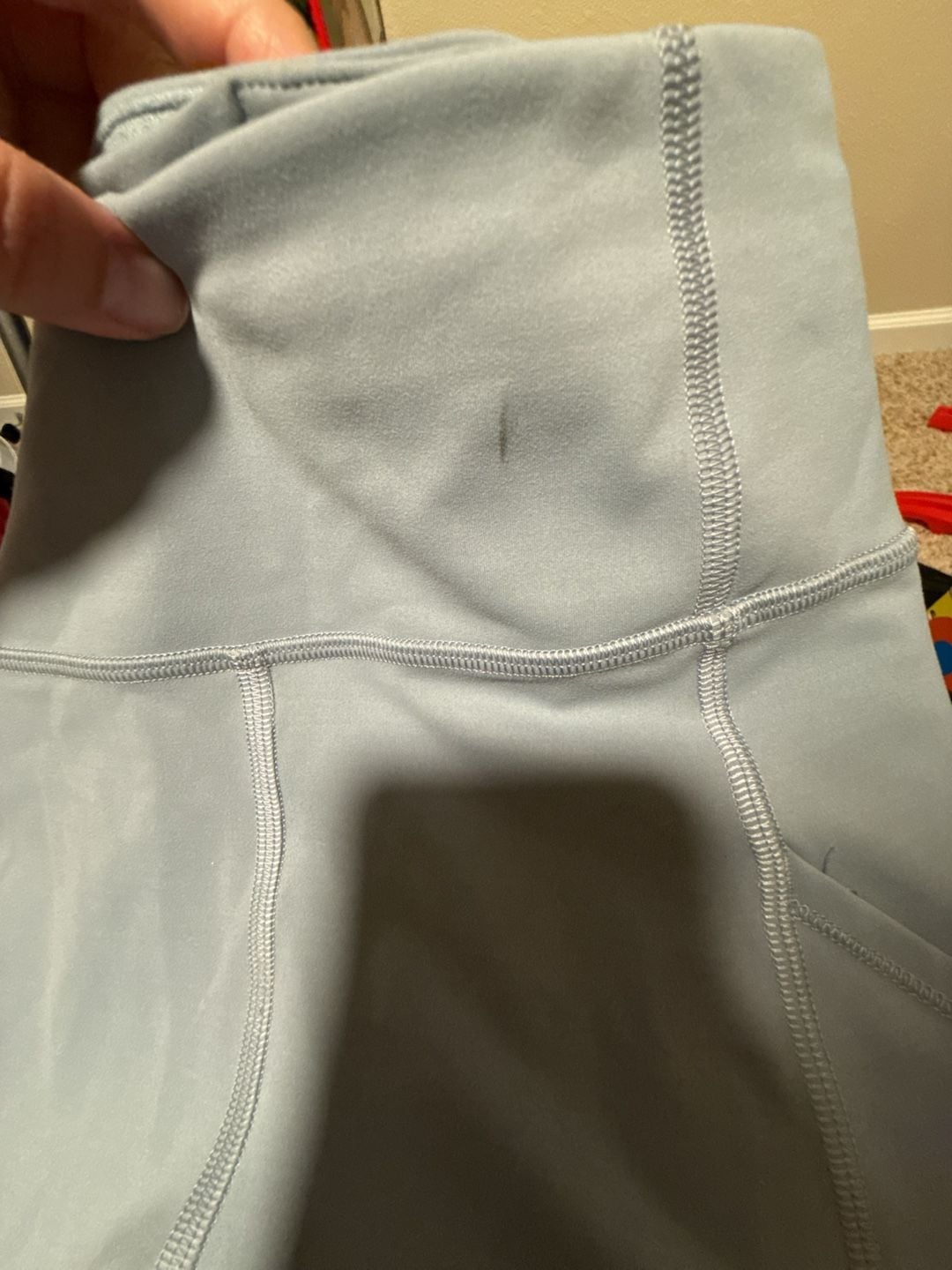 Lululemon Blue Grey Pocket Leggings 7