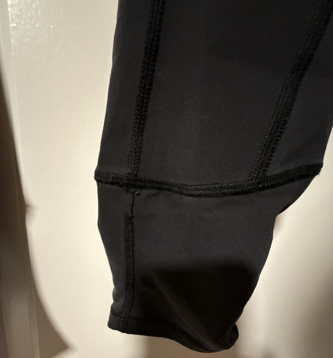 Lululemon Leggings Yoga Pants Ruched Zipped Ankle 5