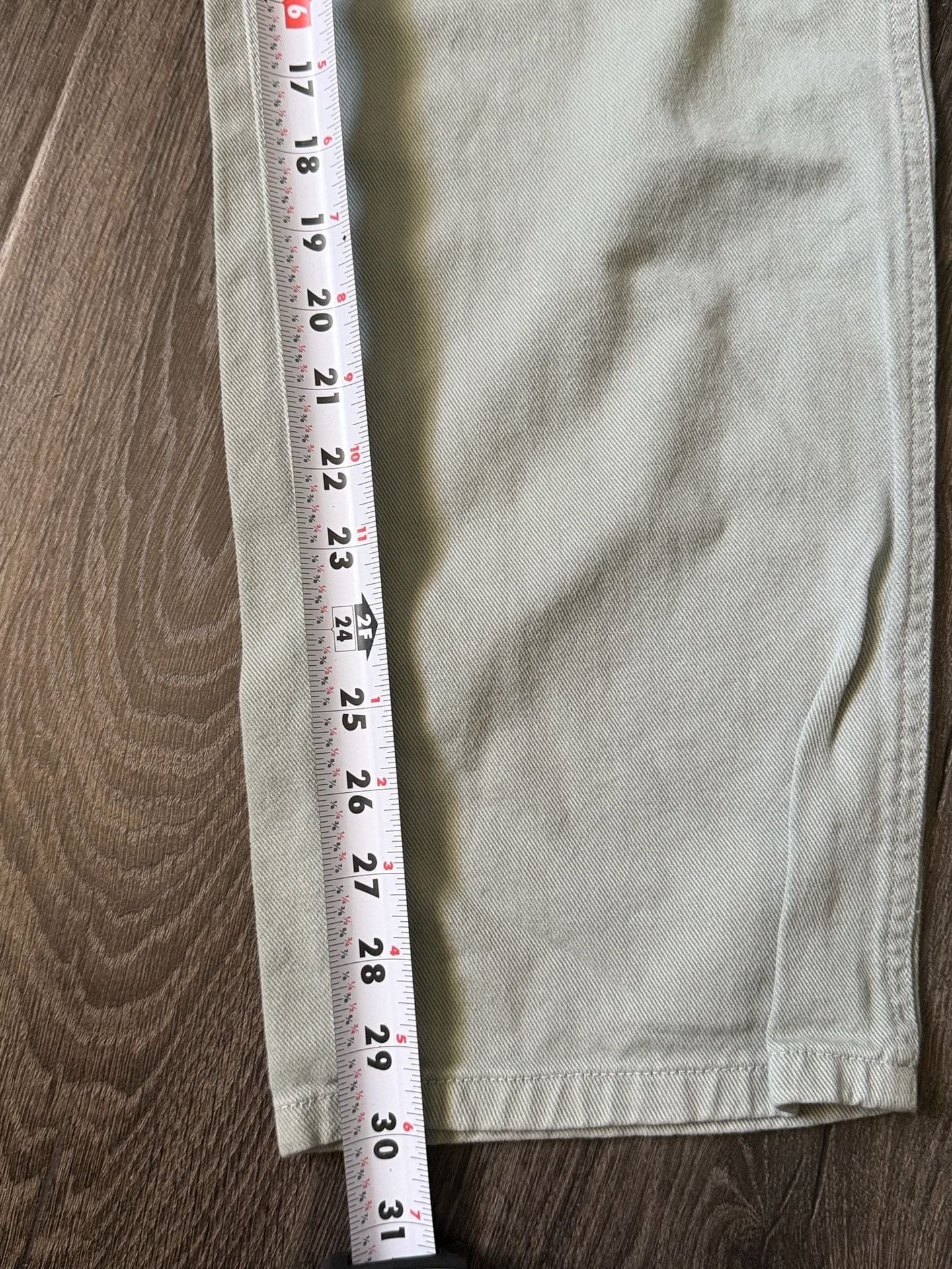 Garage Carpenter Pants Size 0 Sage Green Utility Workwear 5