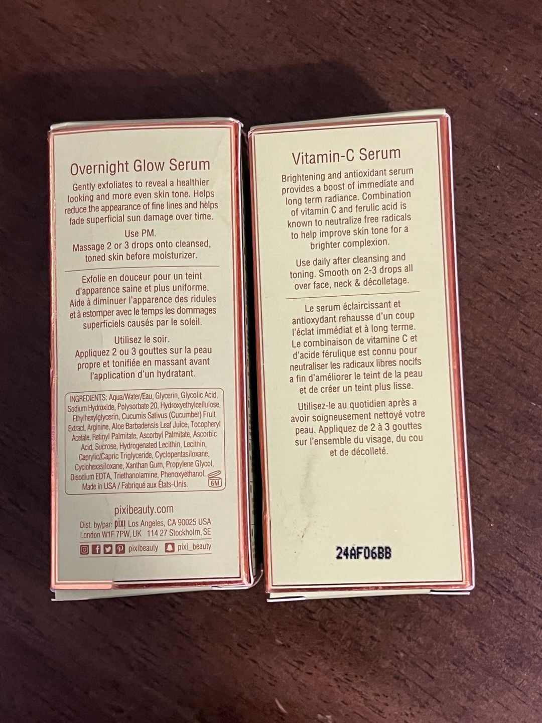 2 Pixi skintreats & organic castor oil  8