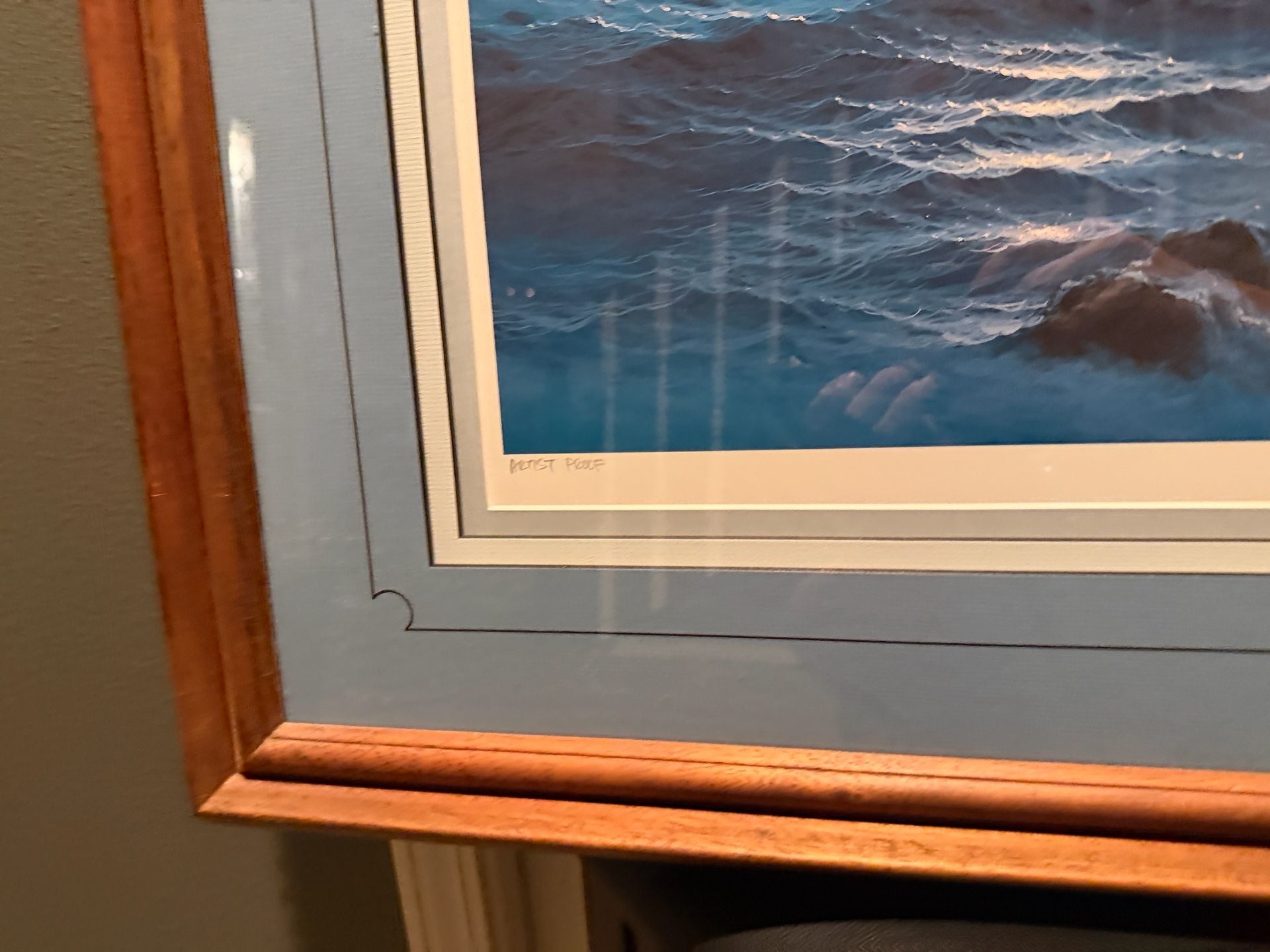 Roy Tabora “Reflections of a Tropical Moon” Signed Artist Proof Lithograph  8