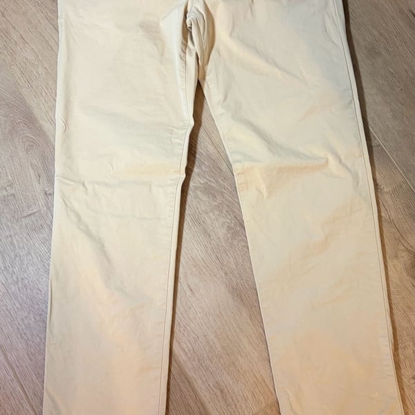 Hollister Slim Straight Pants Size W31 L32 Beige Chinos