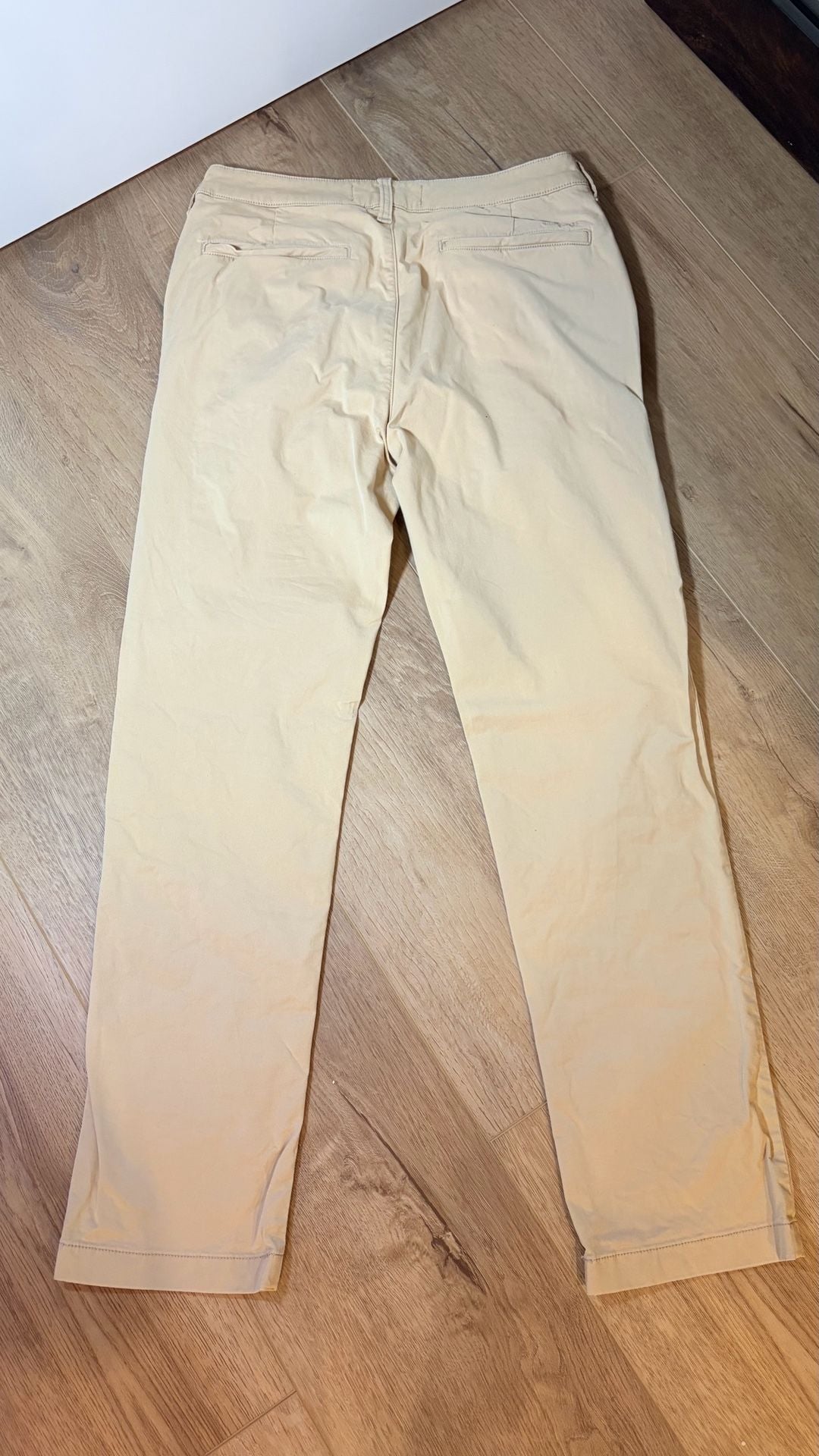 Hollister Slim Straight Pants Size W31 L32 Beige Chinos 4