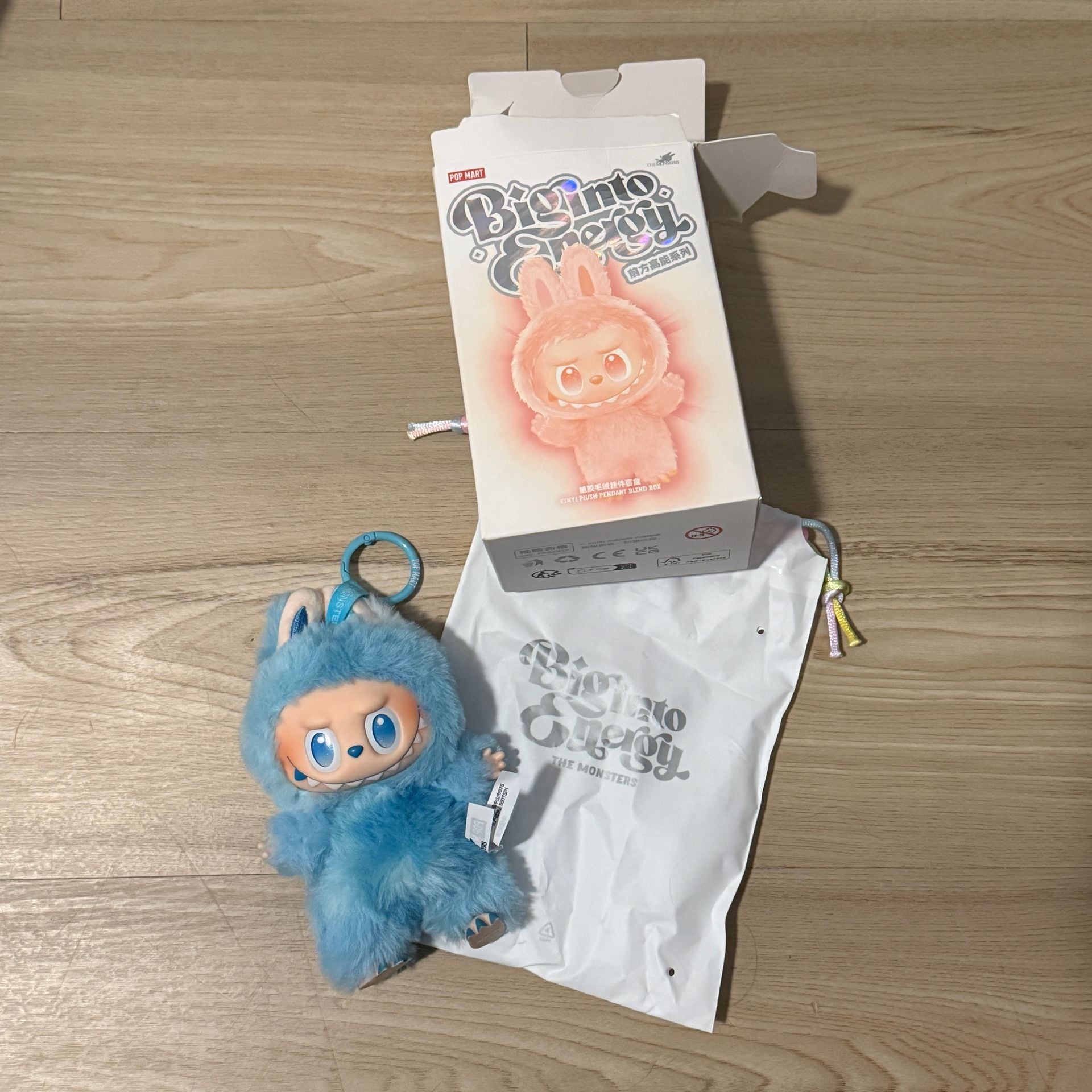 Pop Mart Hope Labubu The Monsters Big Into Energy Vinyl Plush Pendant 6