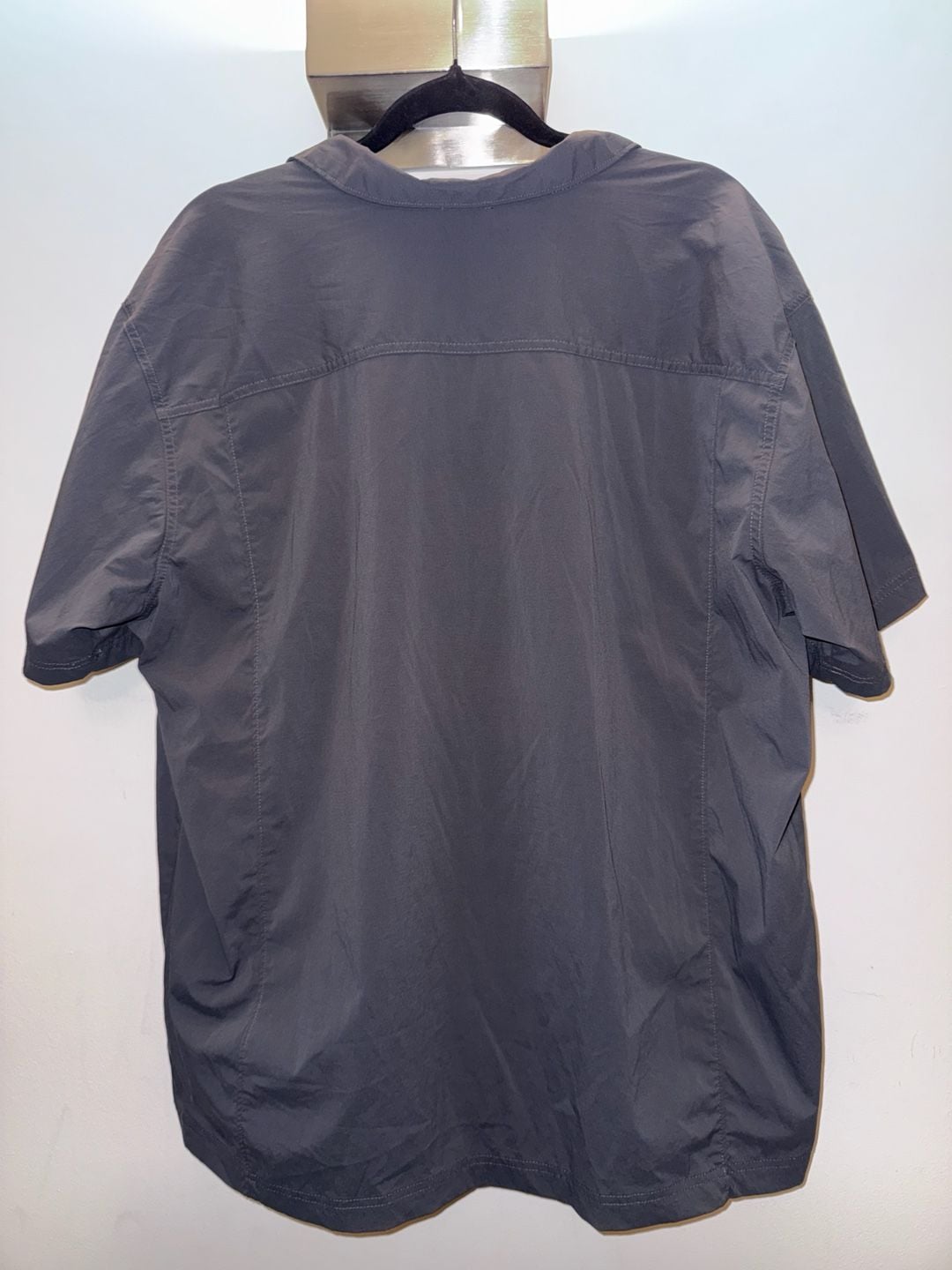 Columbia Wild Cast Short-Sleeve Shirt Size XL Gray 7