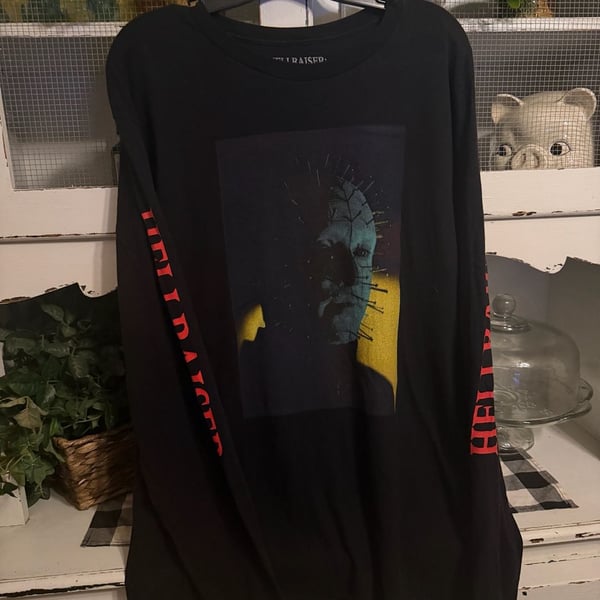 Hellraiser Inferno Long Sleeve T-Shirt Size XL Black