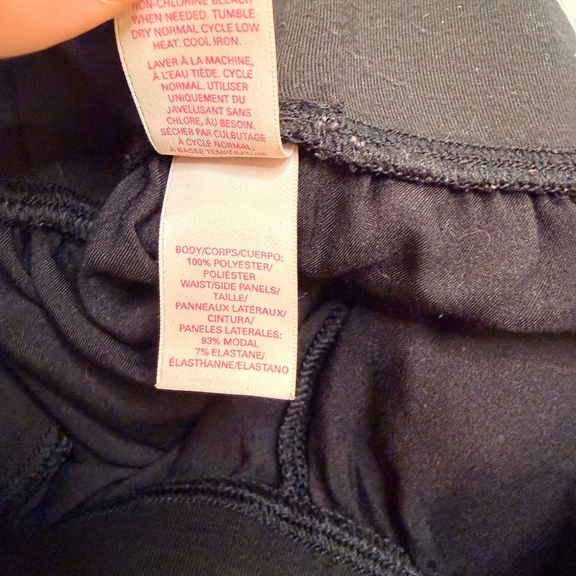 Victoria's Secret Satin PJ Pants Size S Black 3