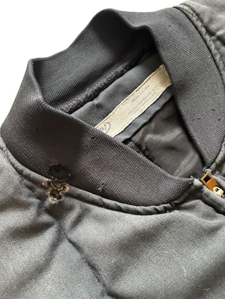 Bamin Quilted Vest Size 2XL Black Canvas Workwear Vintage 2