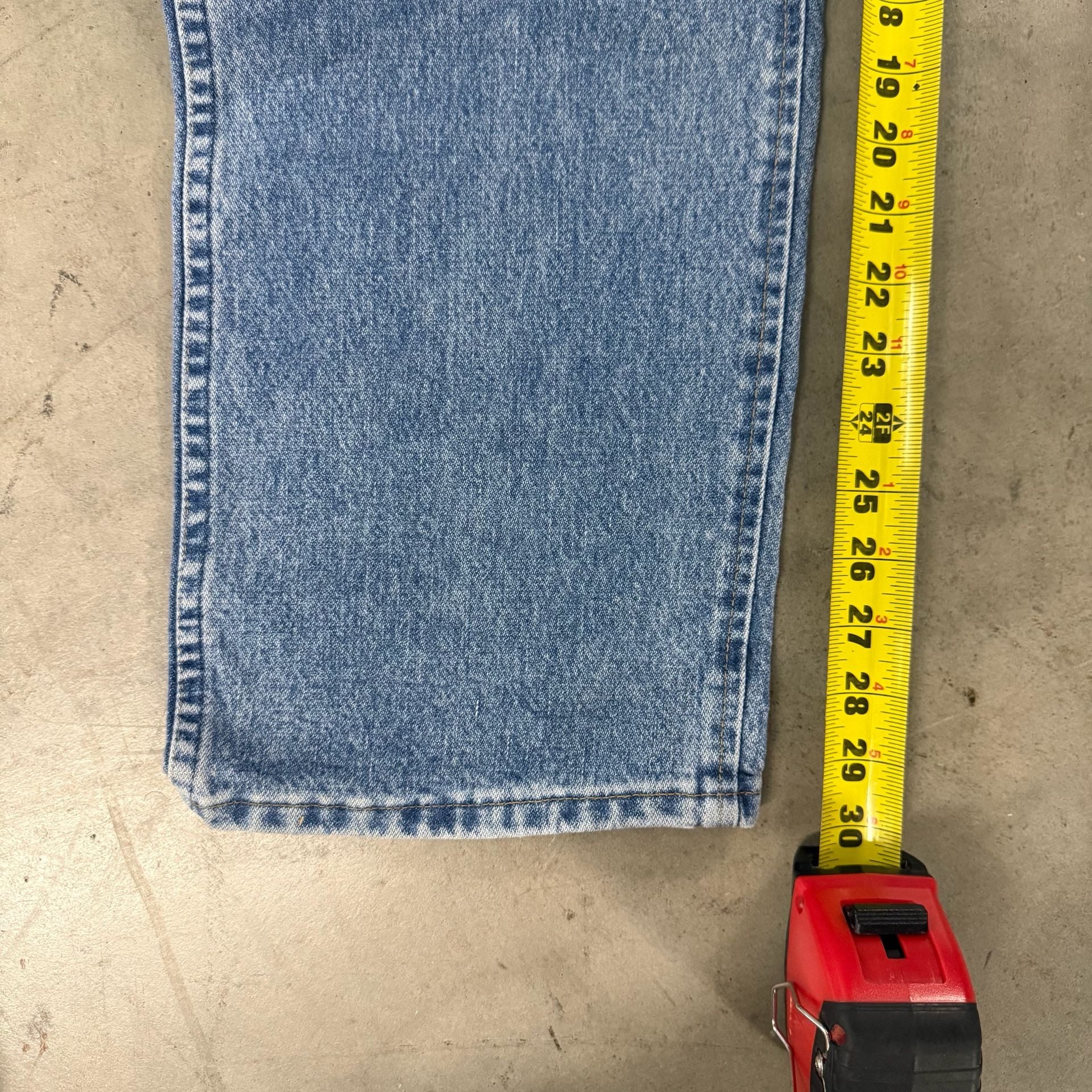 Wrangler 47MWZ Regular Fit Jeans Size 38x30 Blue Denim 8