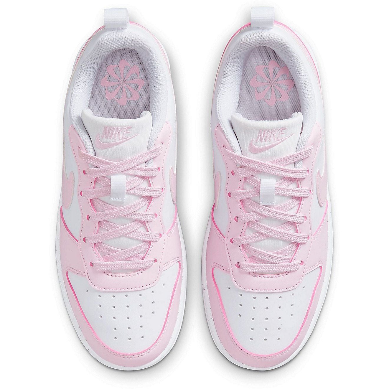 Nike Court Borough Low Recraft Pink White Kids Shoes Size 4Y 4