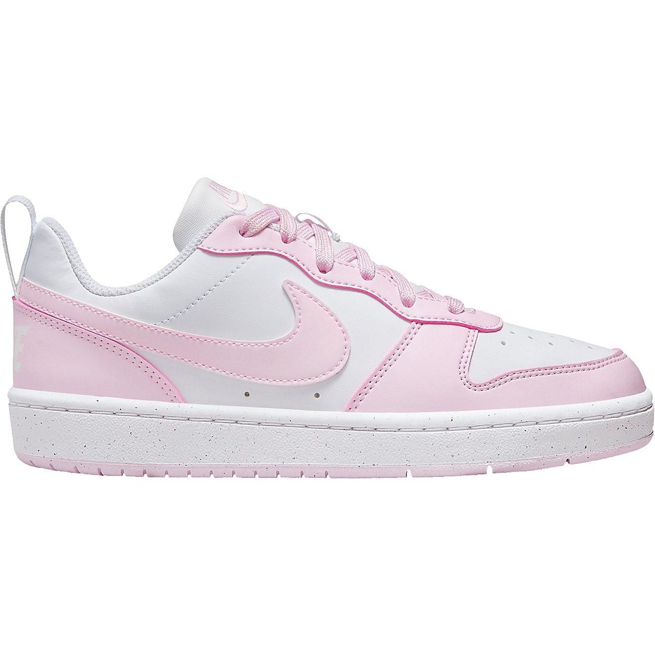 Nike Court Borough Low Recraft Pink White Kids Shoes Size 4Y 6
