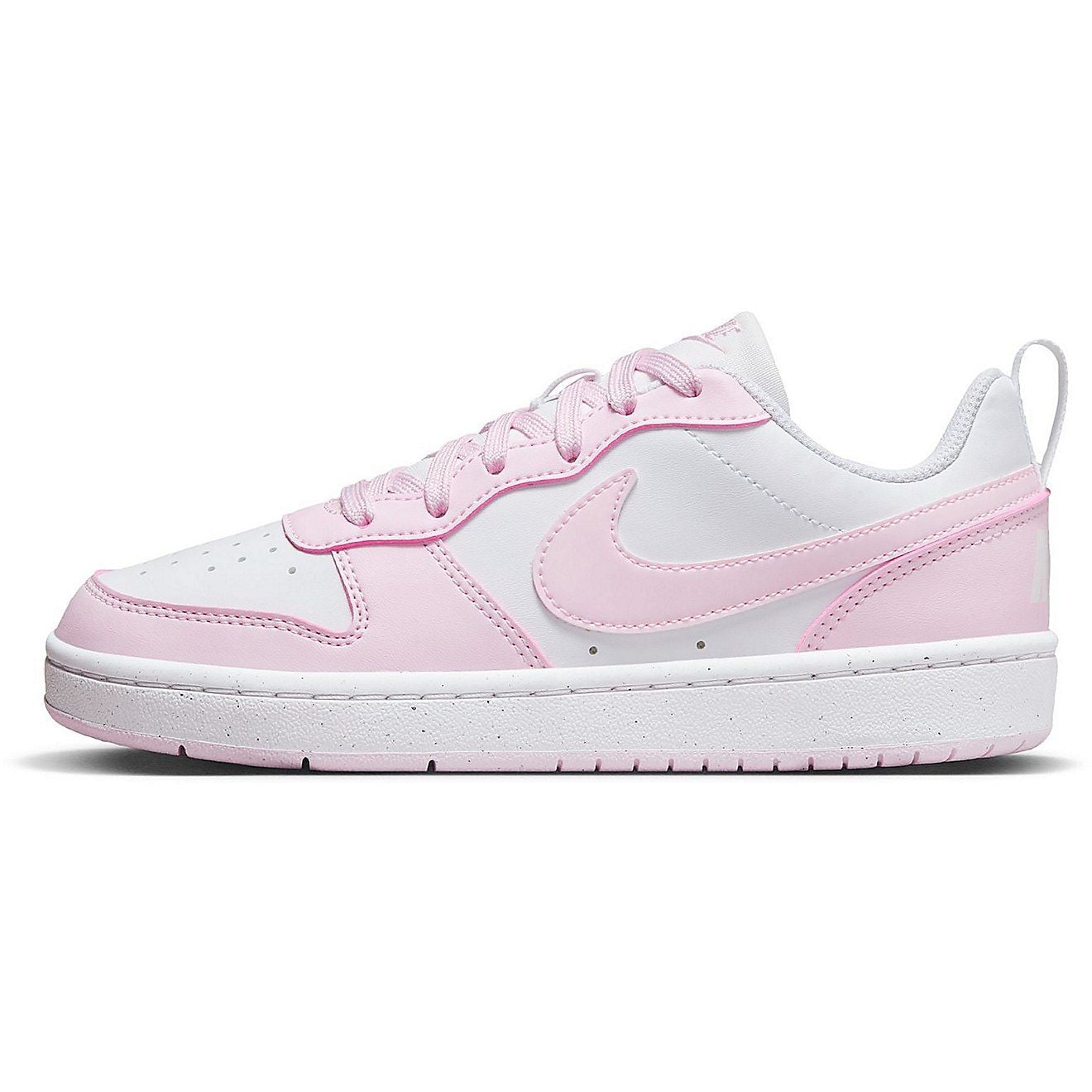 Nike Court Borough Low Recraft Pink White Kids Shoes Size 4Y 7