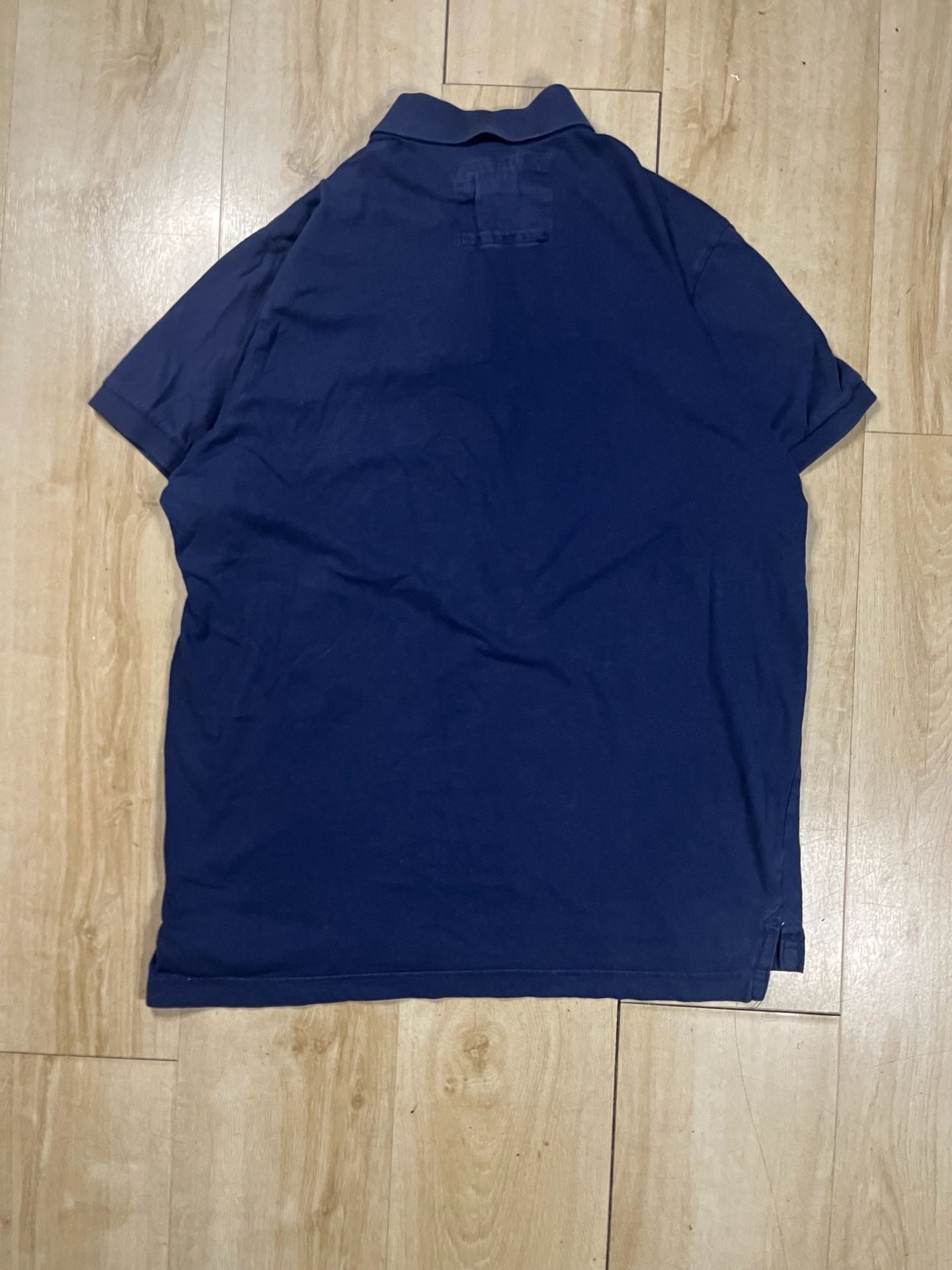 Aeropostale Aero 87 Jersey Polo Size L Blue 7
