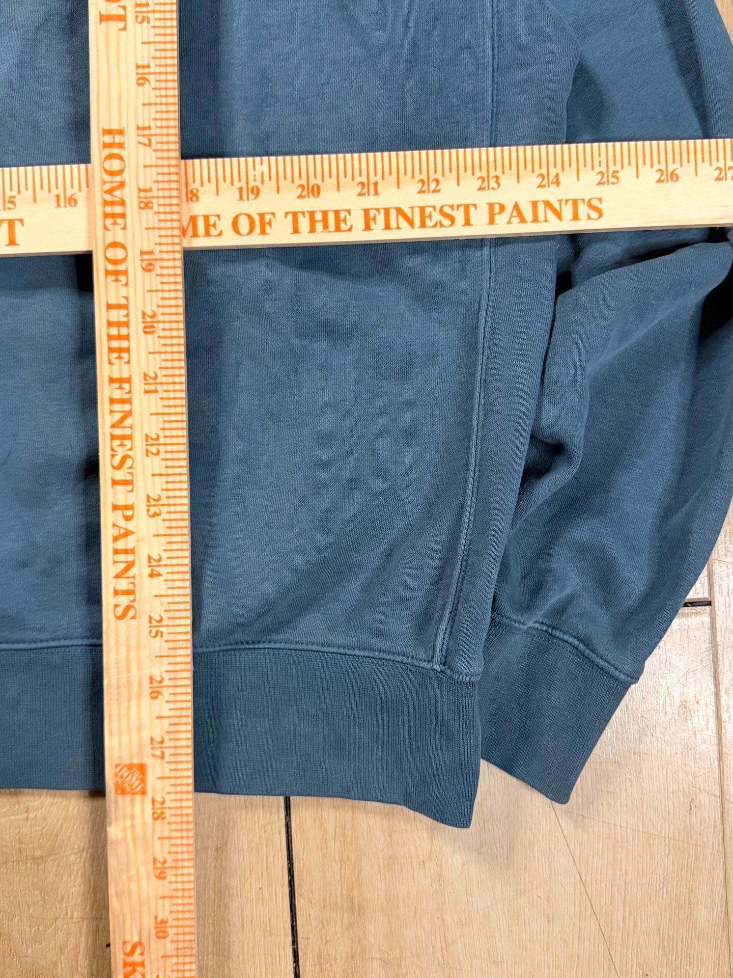 Nike Club Crewneck Sweatshirt Size L Teal Blue Embroidered Swoosh 6