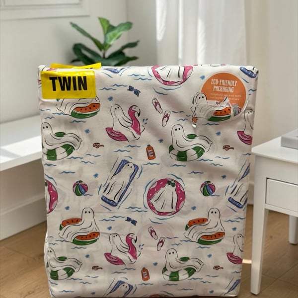 Isaac Mizrahi New York Ghost Pals Sheets Size Twin Summerween