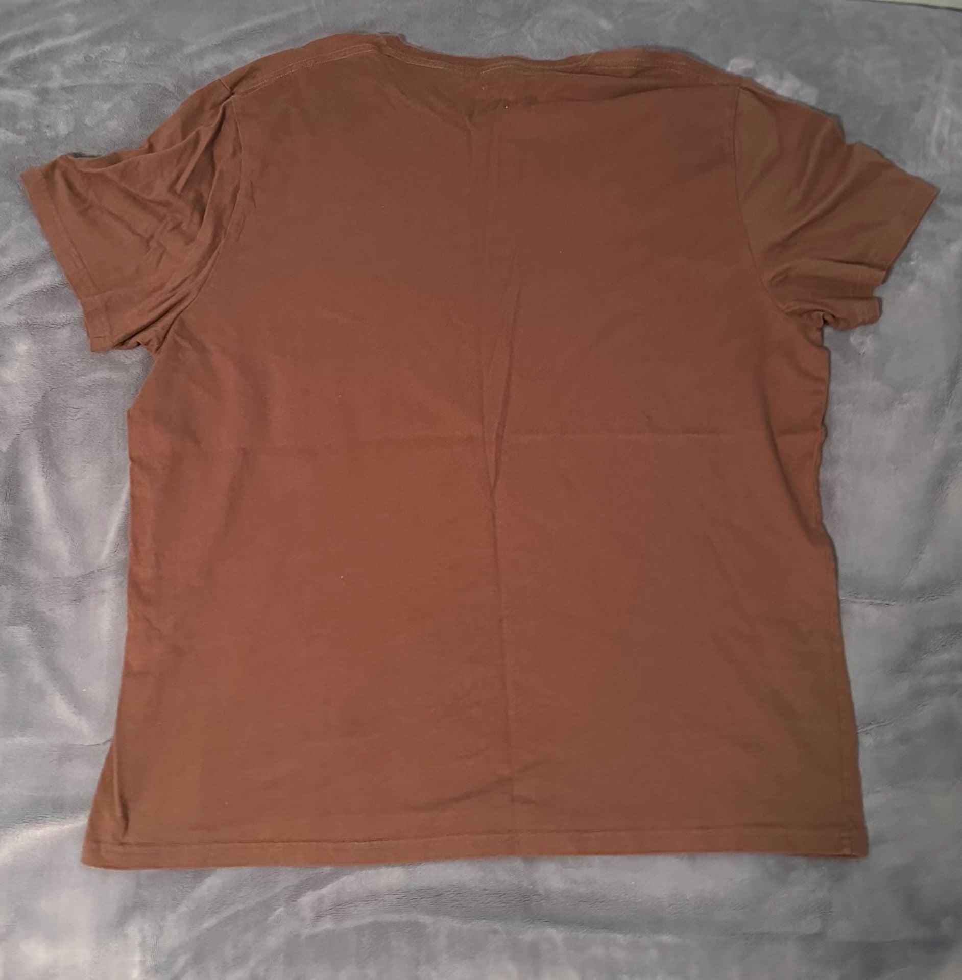 Hollister Must-Have Collection Crew Neck T-Shirt XXL Brown Cotton 3
