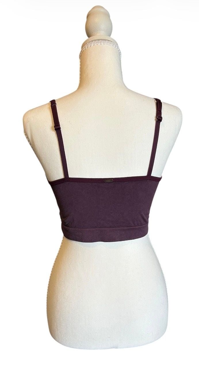 PINK Victoria's Secret Seamless Unlined Bralette Purple Size M 3