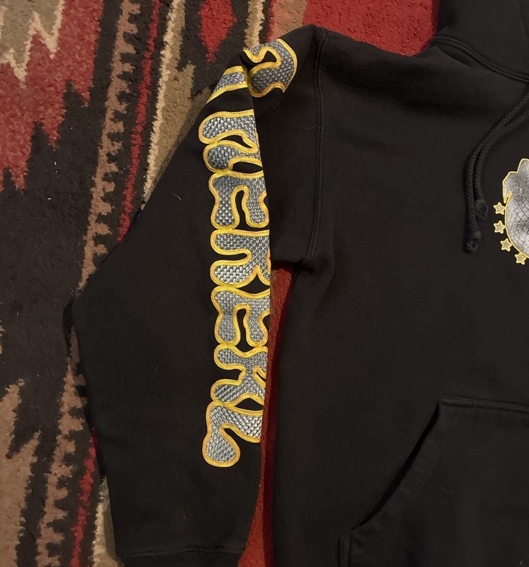 $NOT Ethereal Tour Hoodie Size S Black 4