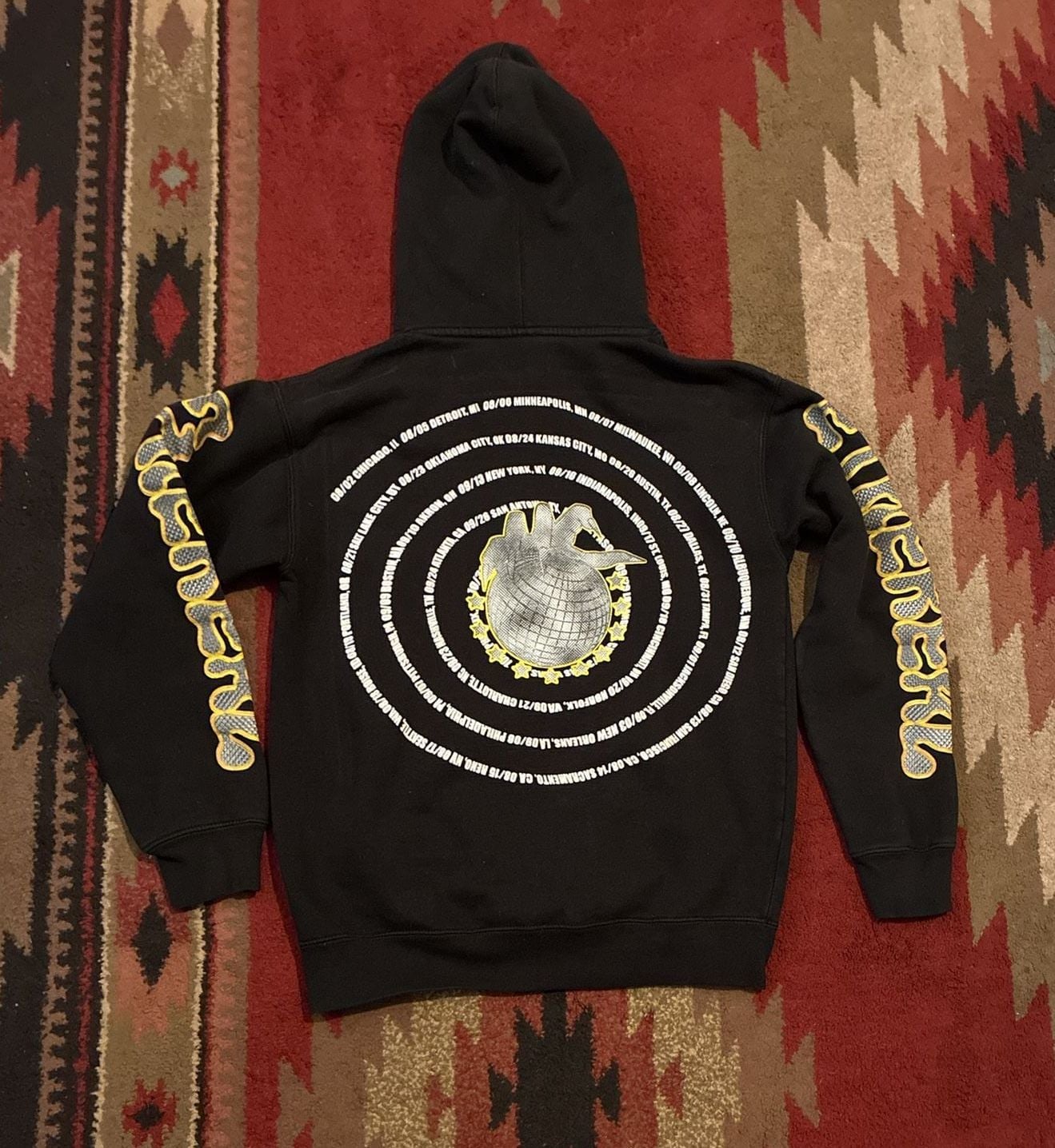 $NOT Ethereal Tour Hoodie Size S Black 6