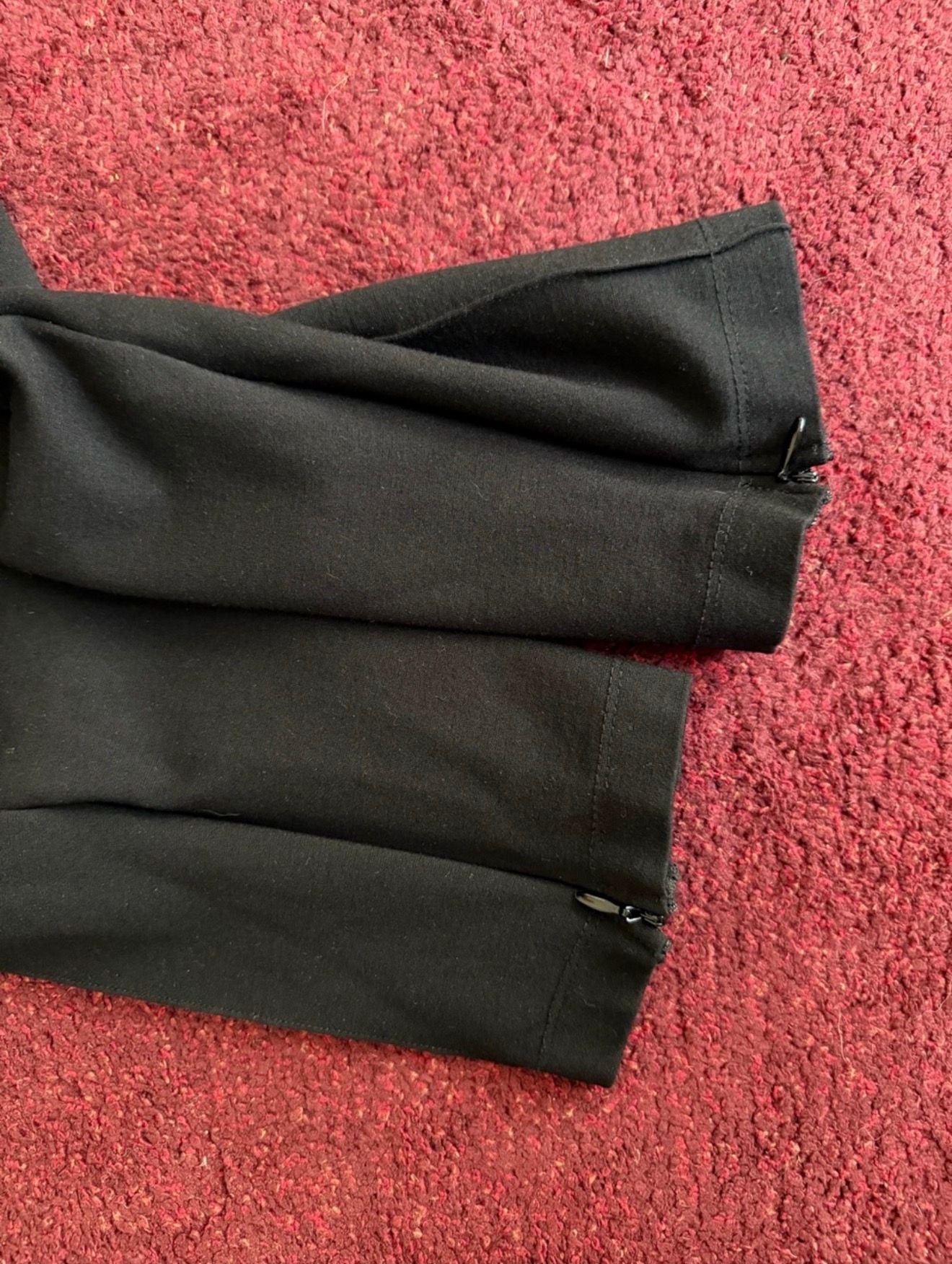 Michael Kors Viscose Blend Zip Pants Size M Black 4
