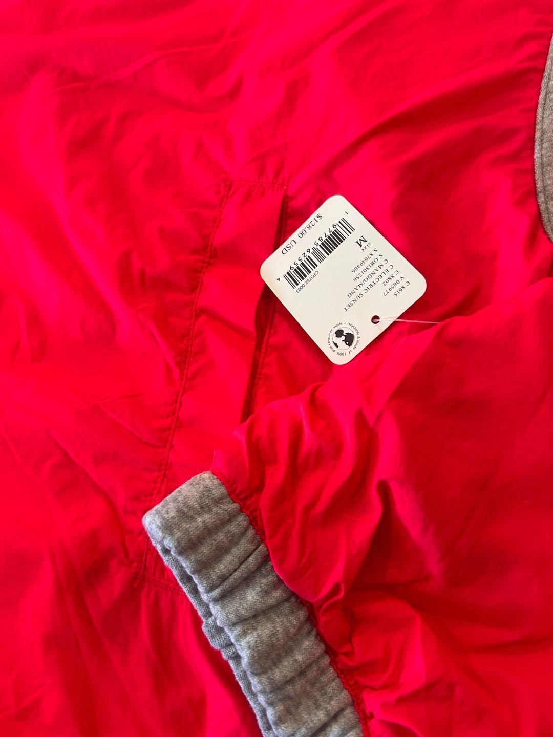 Free People Reversible Windbreaker Size M Red (MSRP $128) 4