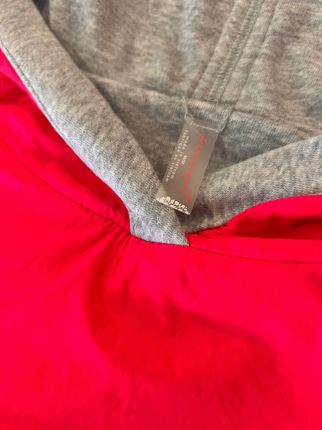Free People Reversible Windbreaker Size M Red (MSRP $128) 6