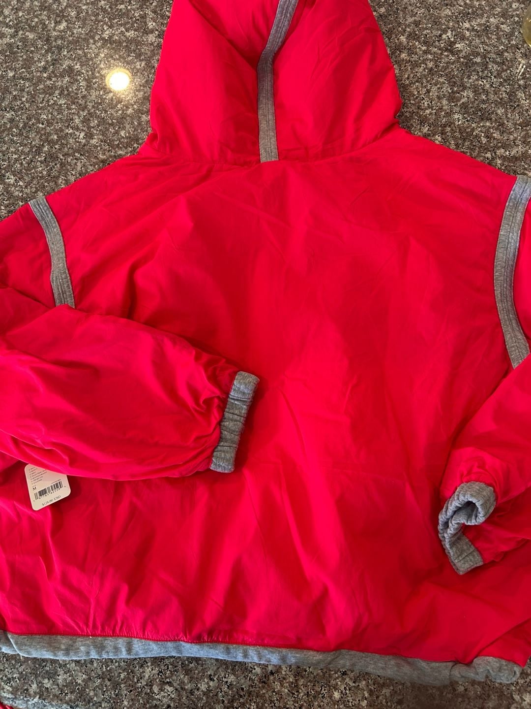 Free People Reversible Windbreaker Size M Red (MSRP $128) 8